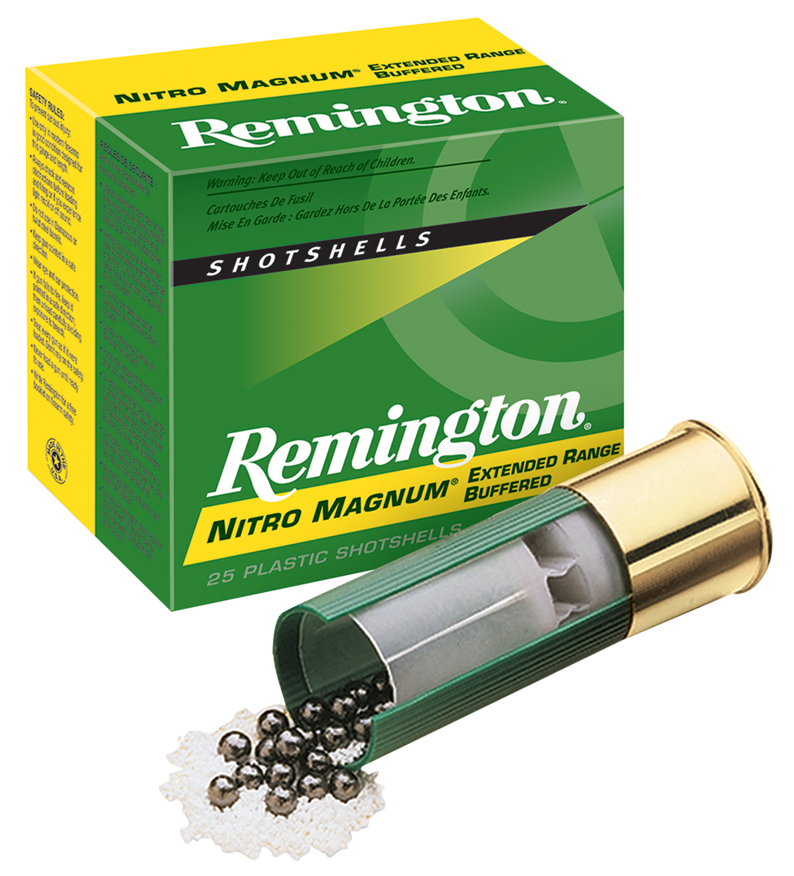 Remington Ammunition Nitro Magnum 20 Gauge 3" 1-1/4 oz 4 Shot 25 Rds - Box or Case