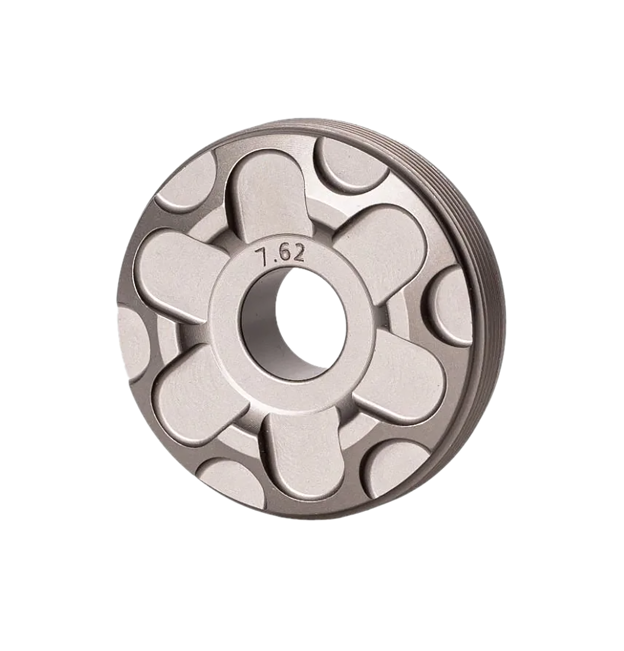 Rugged Suppressor FC005 TI Front Cap 7.62mm Titanium