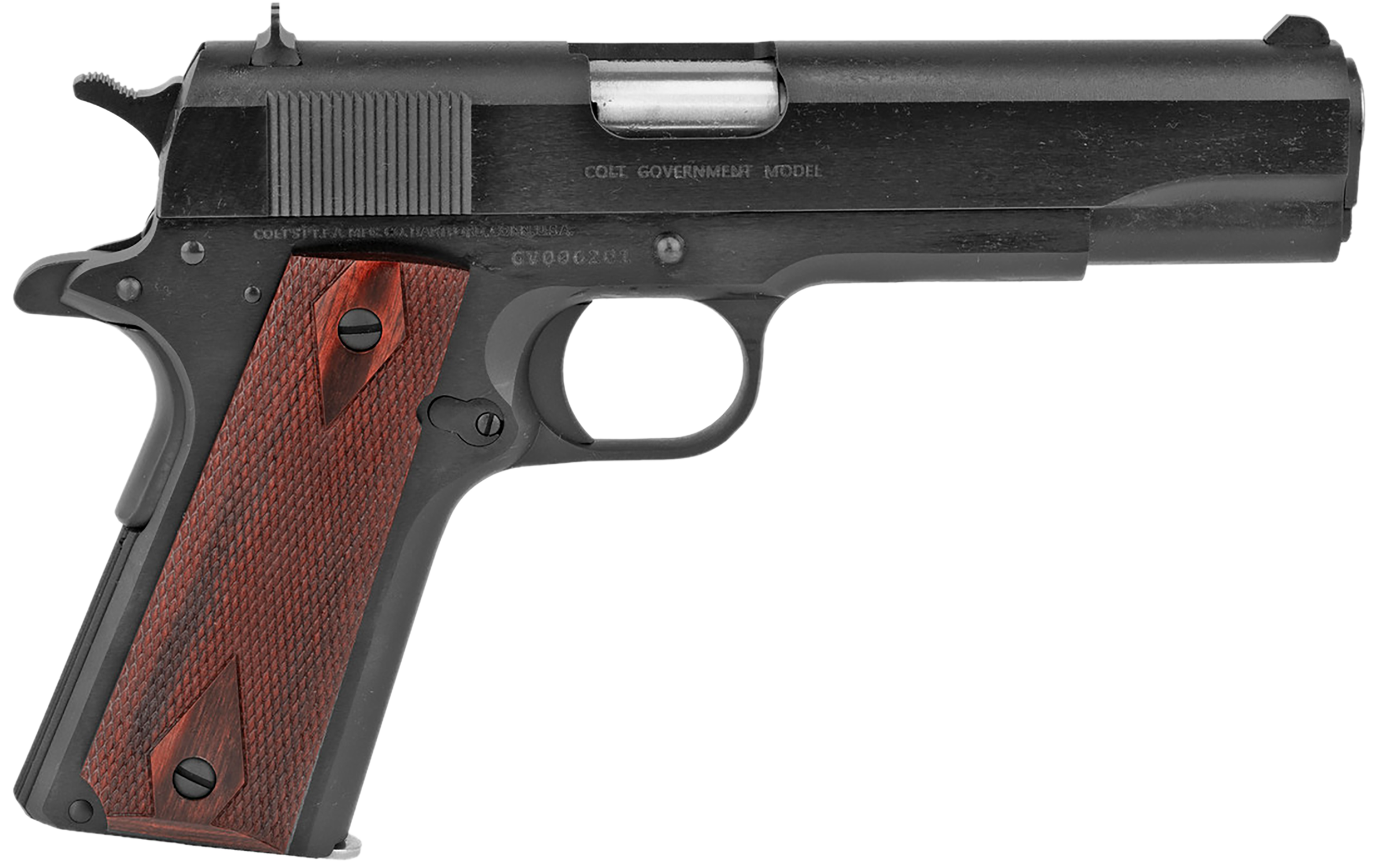 Colt Mfg 1911 Government 38 Super 5" 9+1 Semi-Auto Pistol - Blued, National Match Barrel