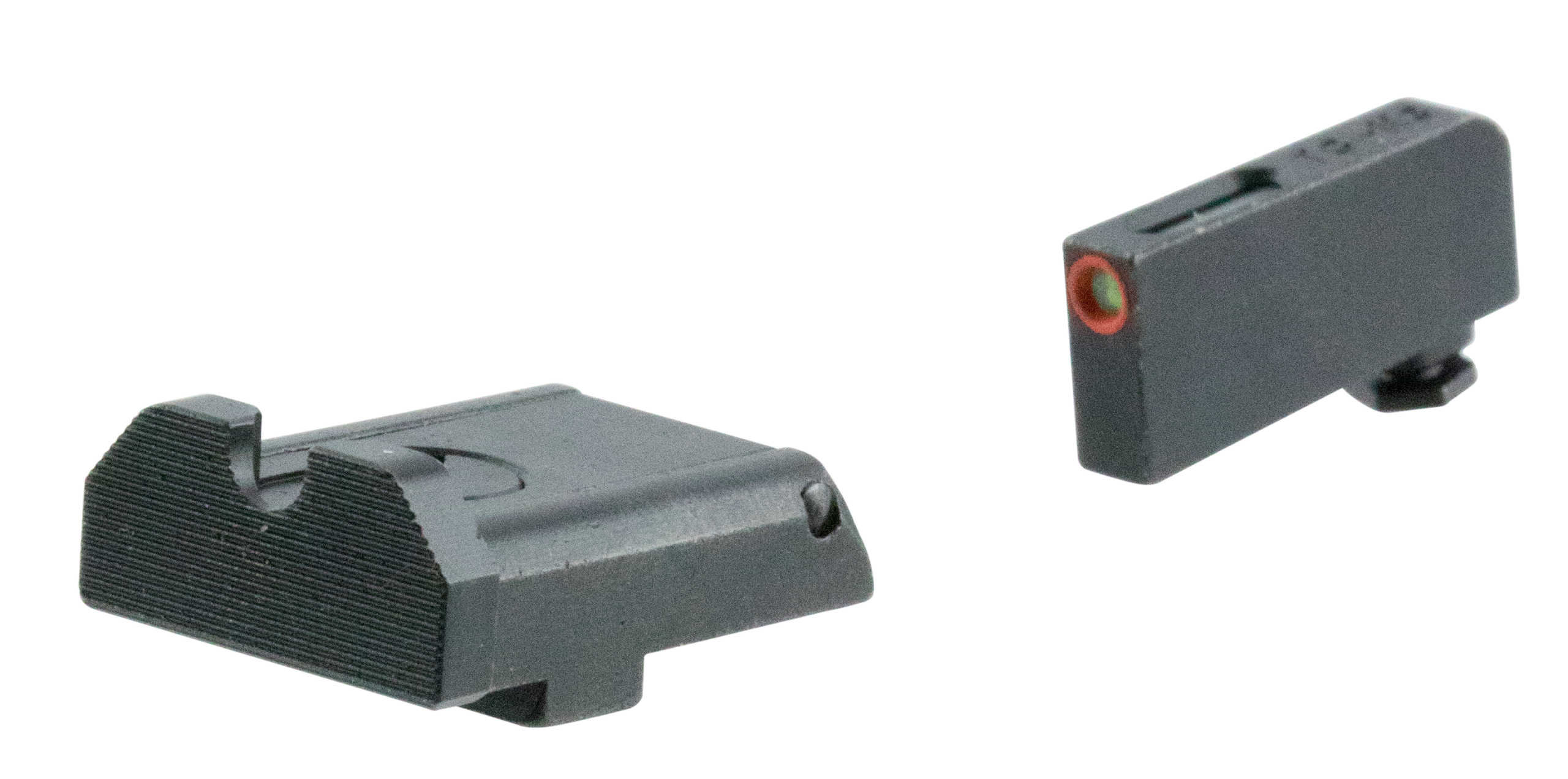 TruGlo TFX Pro Glock Orange Fiber Optic Tritium Night Sight Set - Black Nitride Fortress Frame