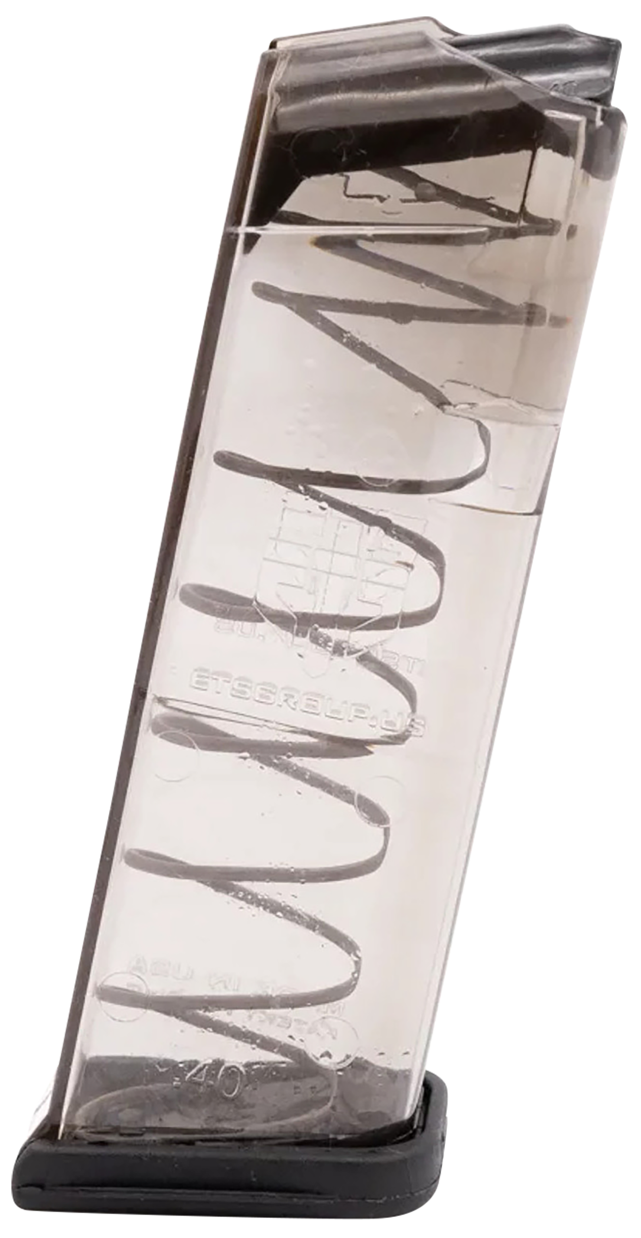 ETS Group GLK23 40 S&W 13rd Clear Polymer Magazine - Fits Glock 23/27