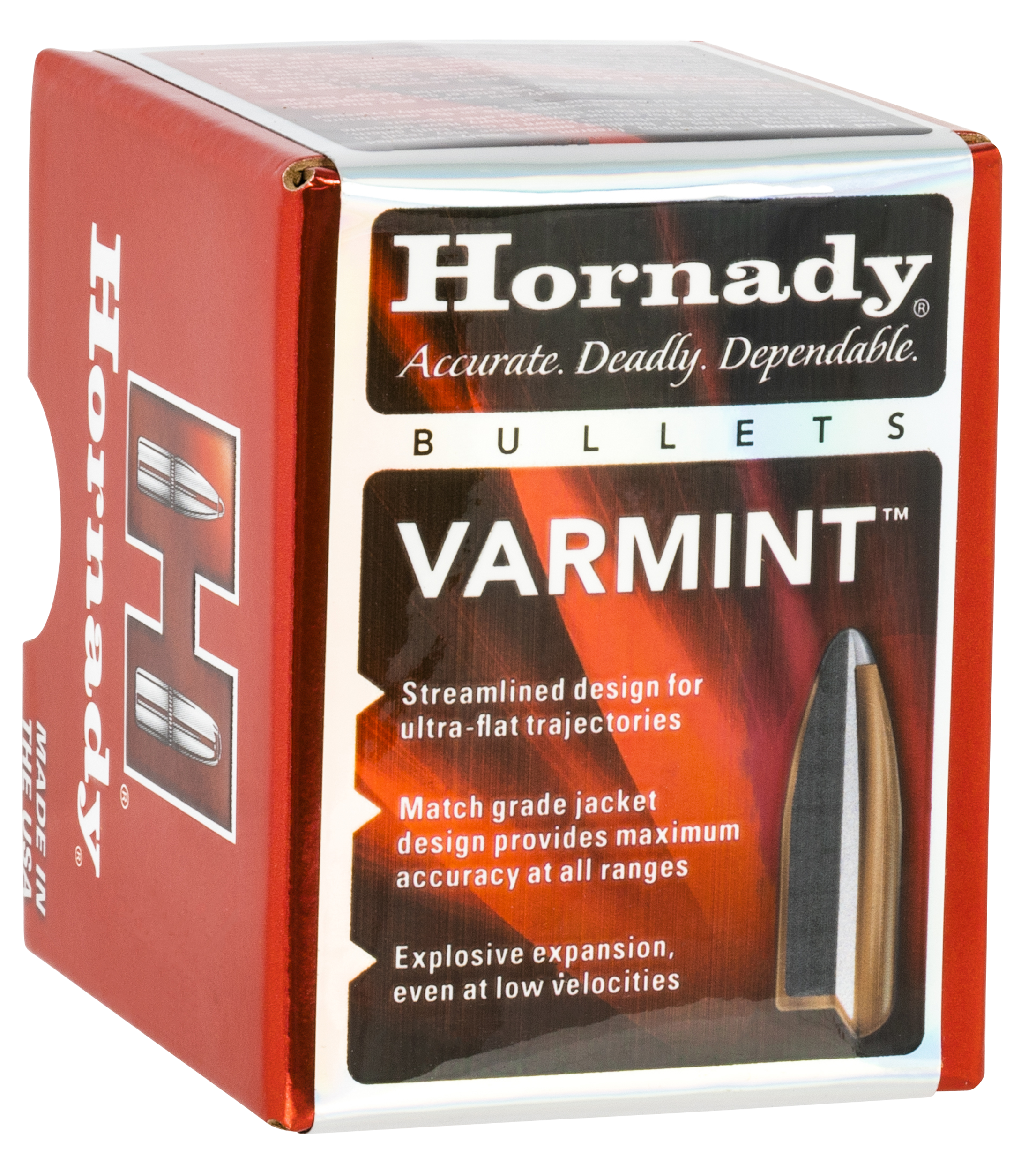 Hornady 2266 Traditional Varmint 22 Cal .224 55 gr Soft Point - 100/Box