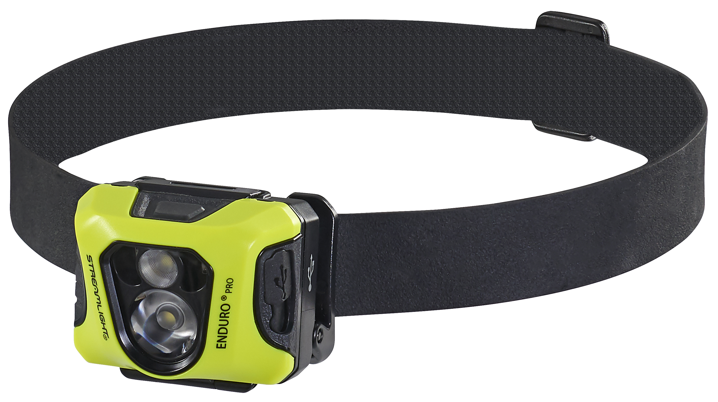 Streamlight 61436 Enduro Pro USB Headlamp 15/25/50/90/145/200 Lumens White LED - Black/Yellow