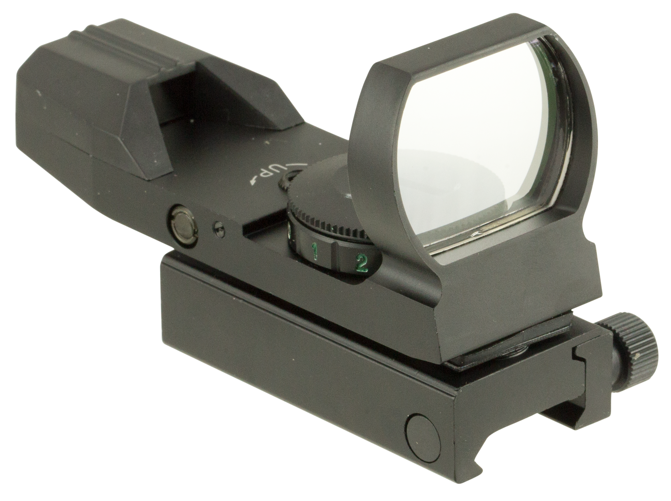 TruGlo TG8370B Open Dot Sight 1x 34mm 5 MOA Dual Red/Green Illuminated Reticle - Black Anodized