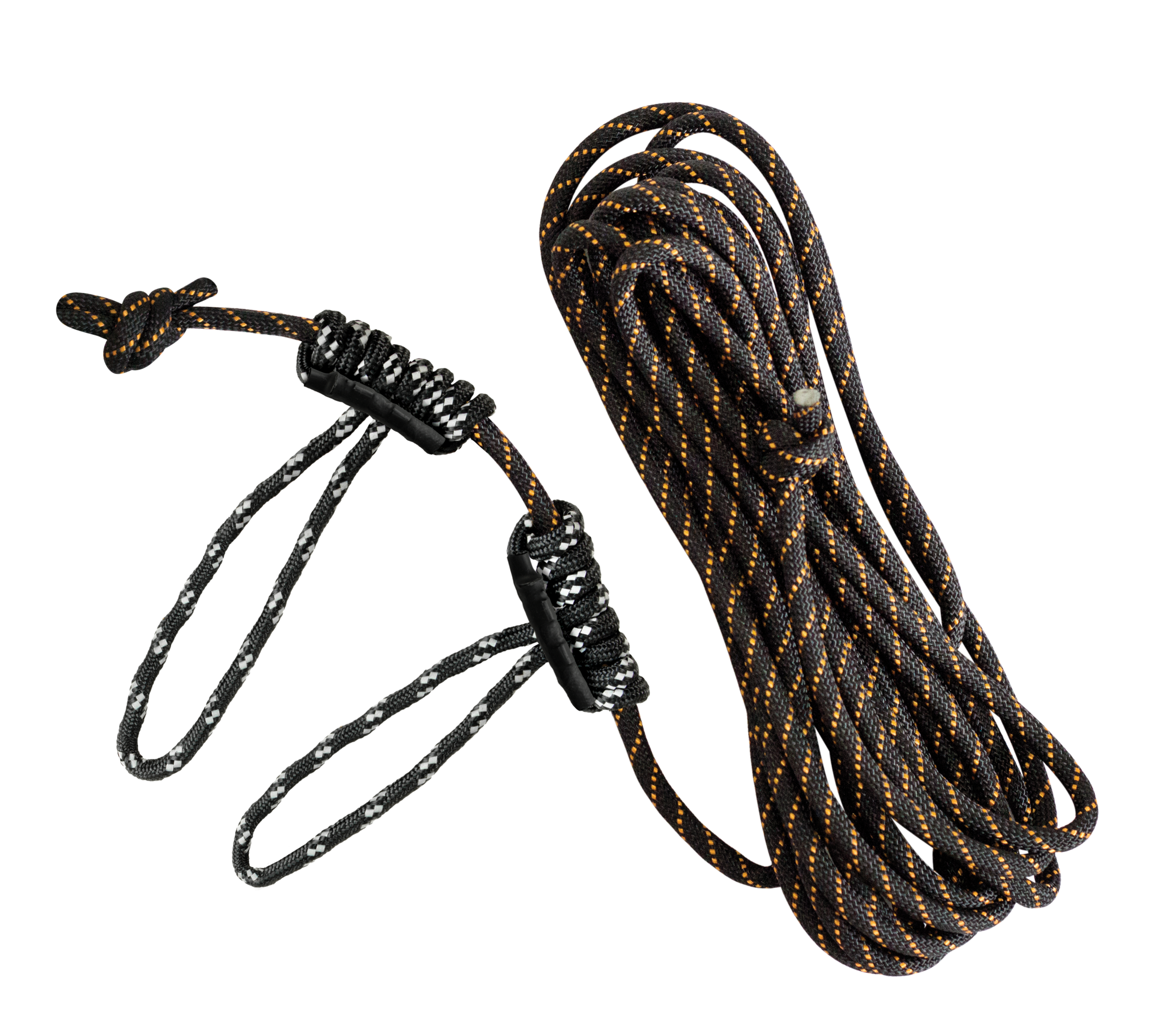 Muddy Safe-Line 30' Braided Nylon Treestand Safety Line - 300 lb Capacity - Black/Orange