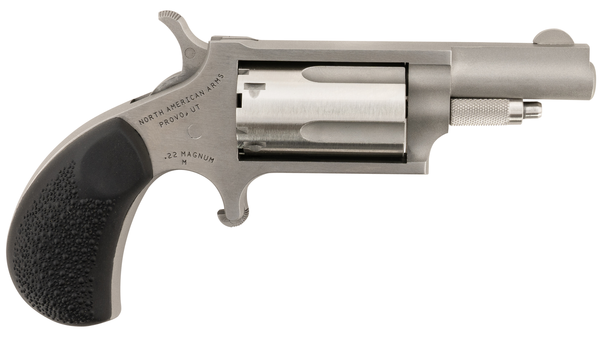 North American Arms 22MGRCHSS Mini-Revolver Carry Combo 22 WMR 1.63" 5-Shot Stainless Steel
