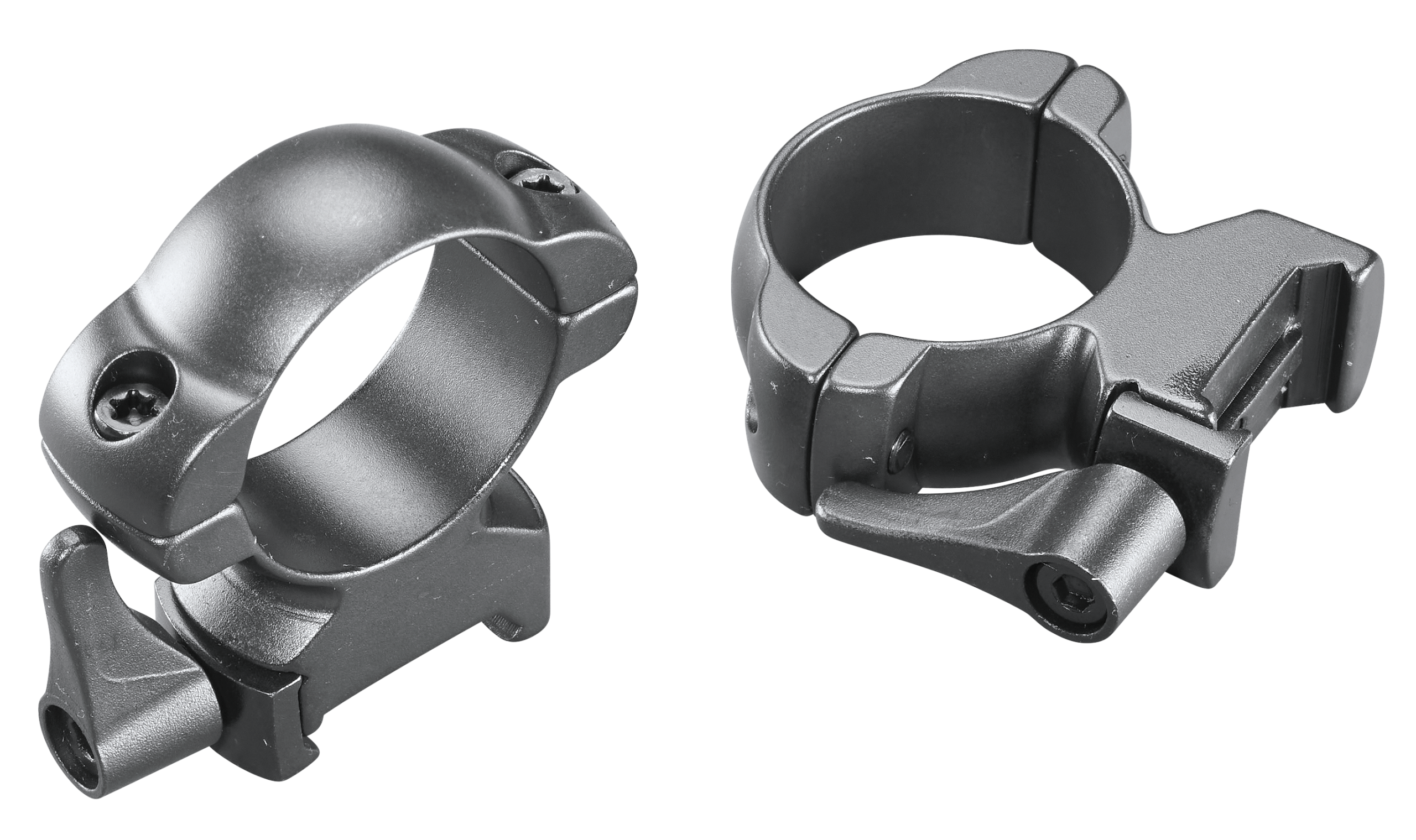 Weaver Mounts 49335 Lever Lok 30mm High Matte Black Scope Rings