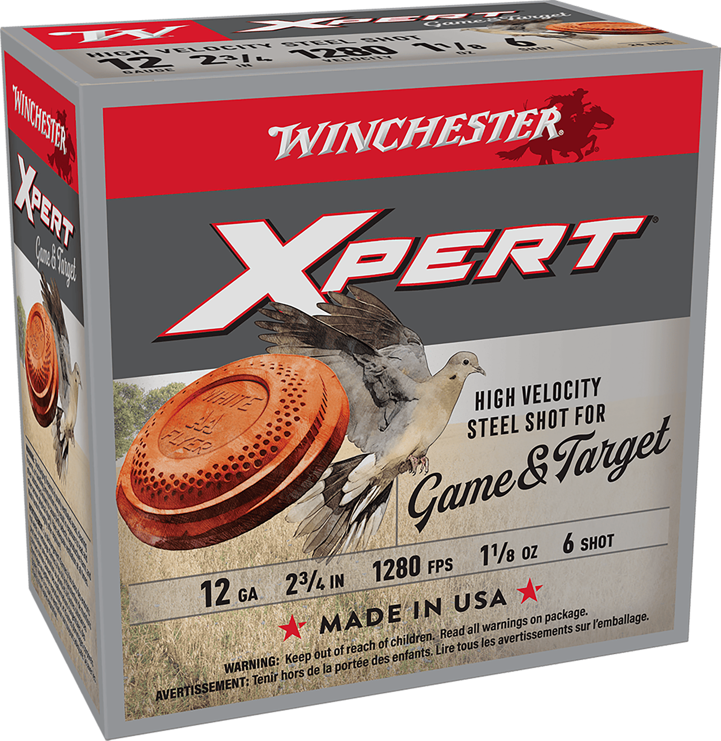 Winchester Ammo Super X Xpert 12 Gauge 2.75" 1-1/8 oz #6 Shot 25 Rd - Box or Case