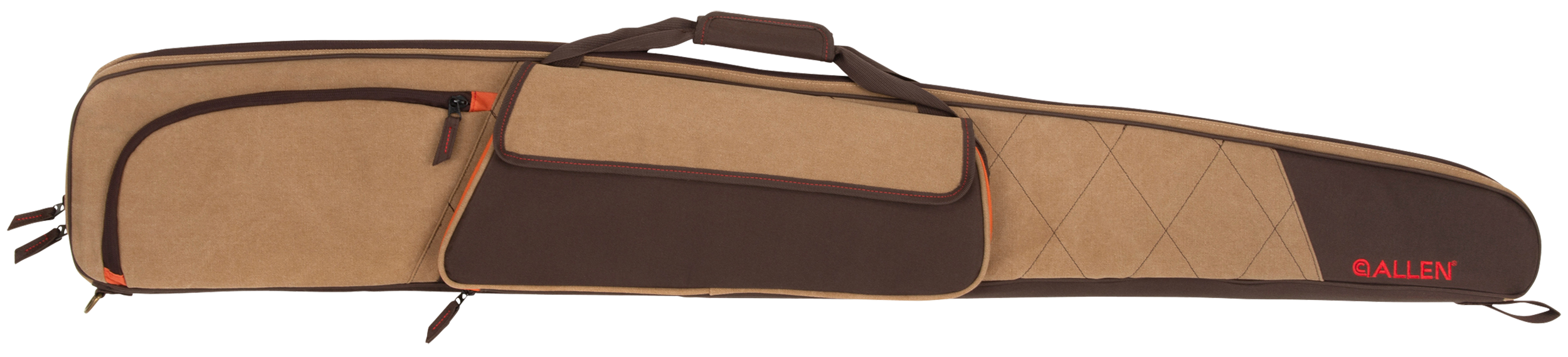 Allen Humbolt Shotgun Case 52" Cotton/Endura Tan/Brown