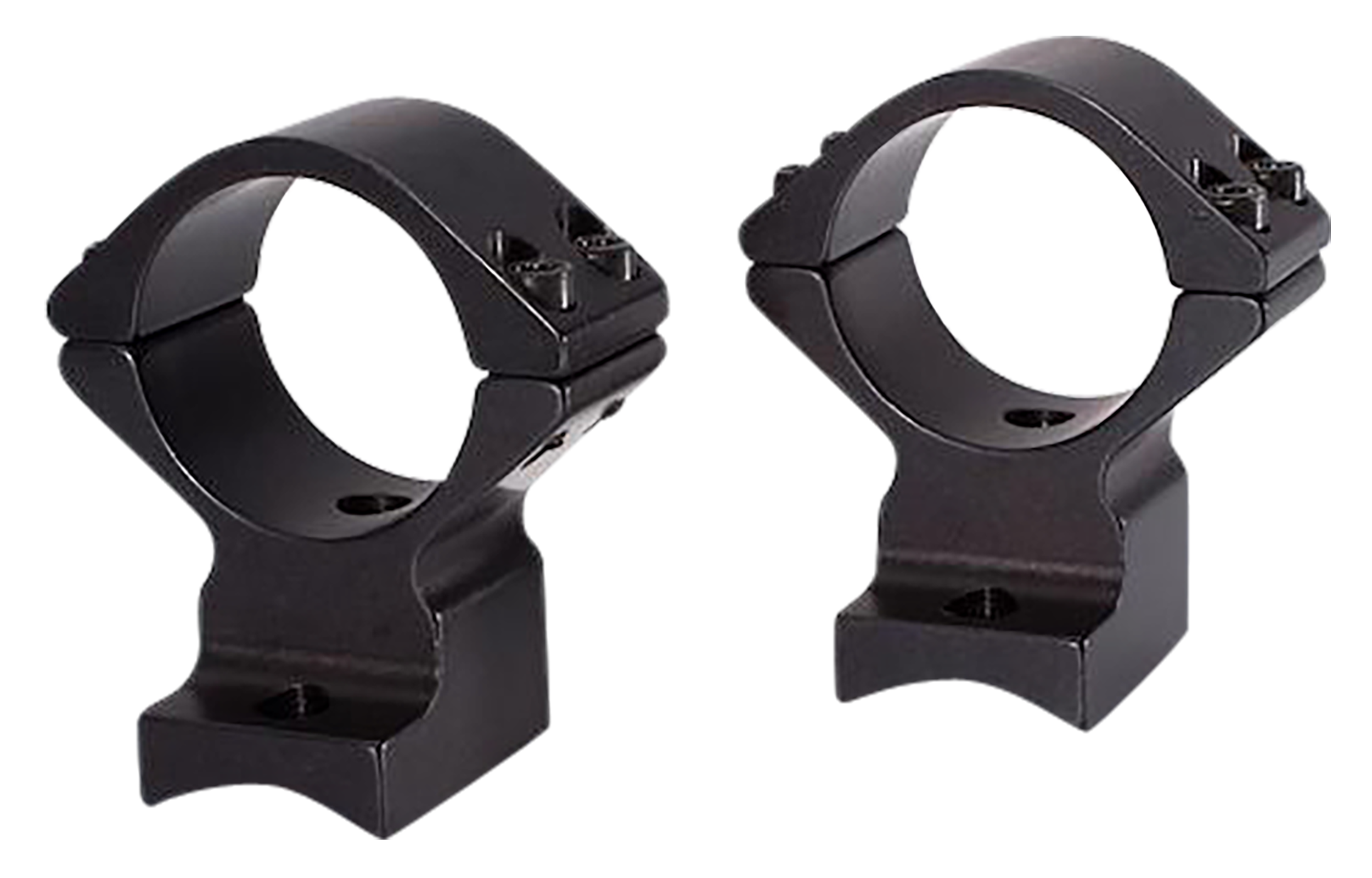 Talley 950706 Scope Mount/Ring Combo 1" Tube Weatherby Mark V High Rings Non-Magnum Action - Black Anodized