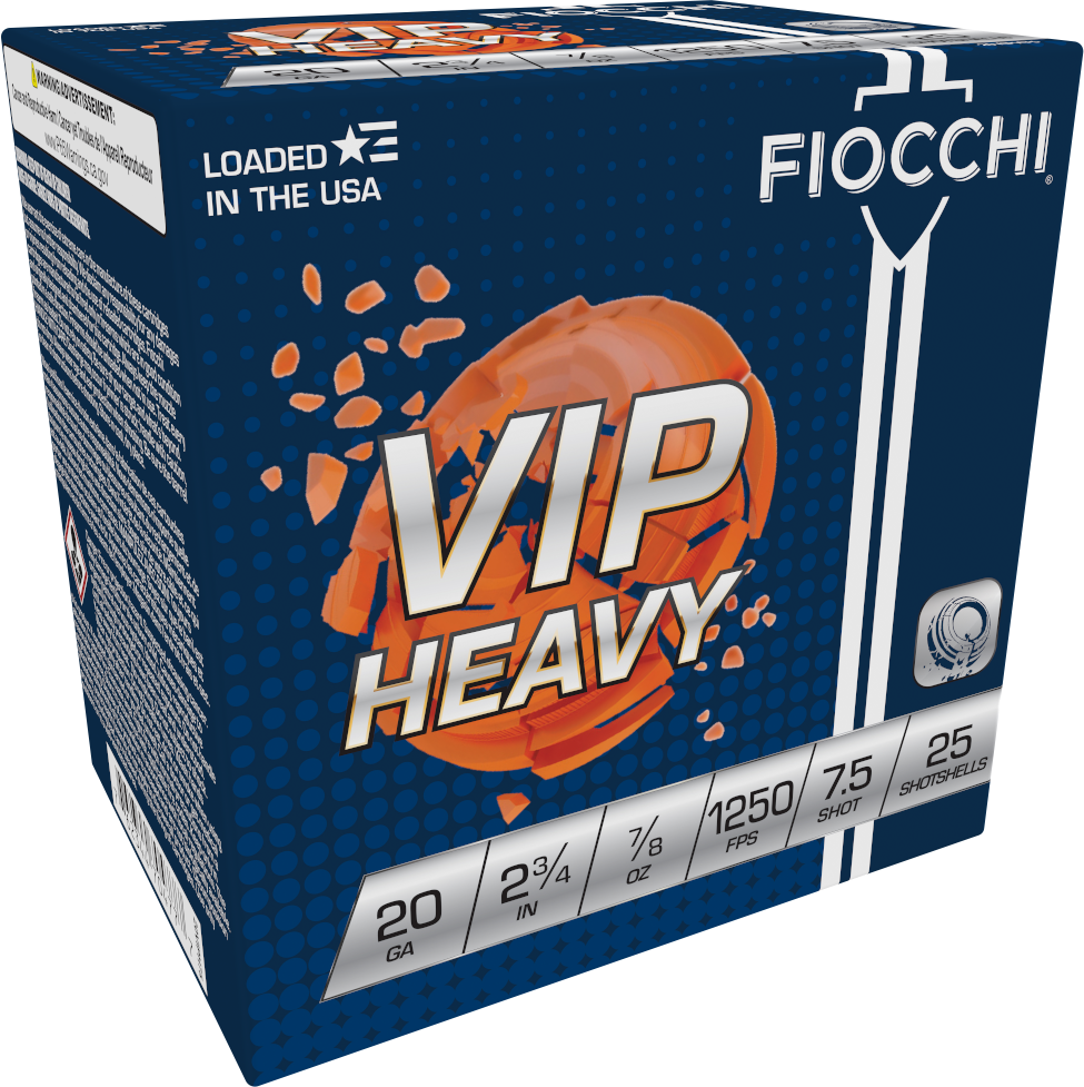 Fiocchi Exacta Target VIP Heavy 20 Gauge 2.75" 7/8 oz 7.5 Shot - Box or Case