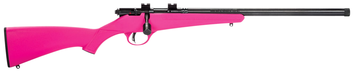 Savage Rascal FLV-SR 22 LR 16.12" 1-Rd Bolt Action Youth Rifle - Pink Synthetic