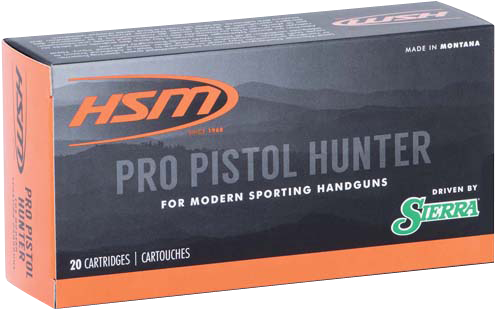 HSM Pro Pistol 460 S&W Mag 300gr Jacketed Soft Point 20 Rd - Box or Case