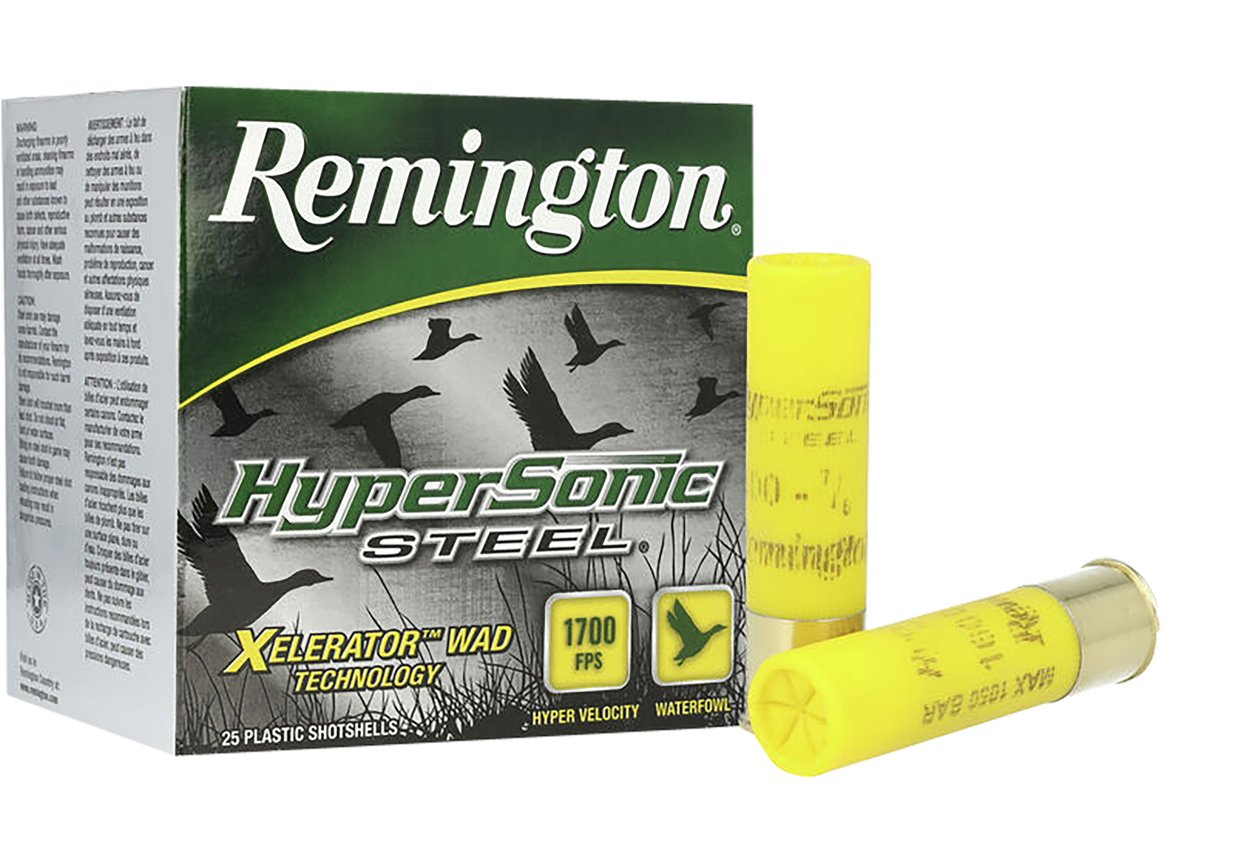 Remington Ammunition HyperSonic Steel 20 Gauge 3" 7/8oz #2 Shot 25 Rd - Box or Case