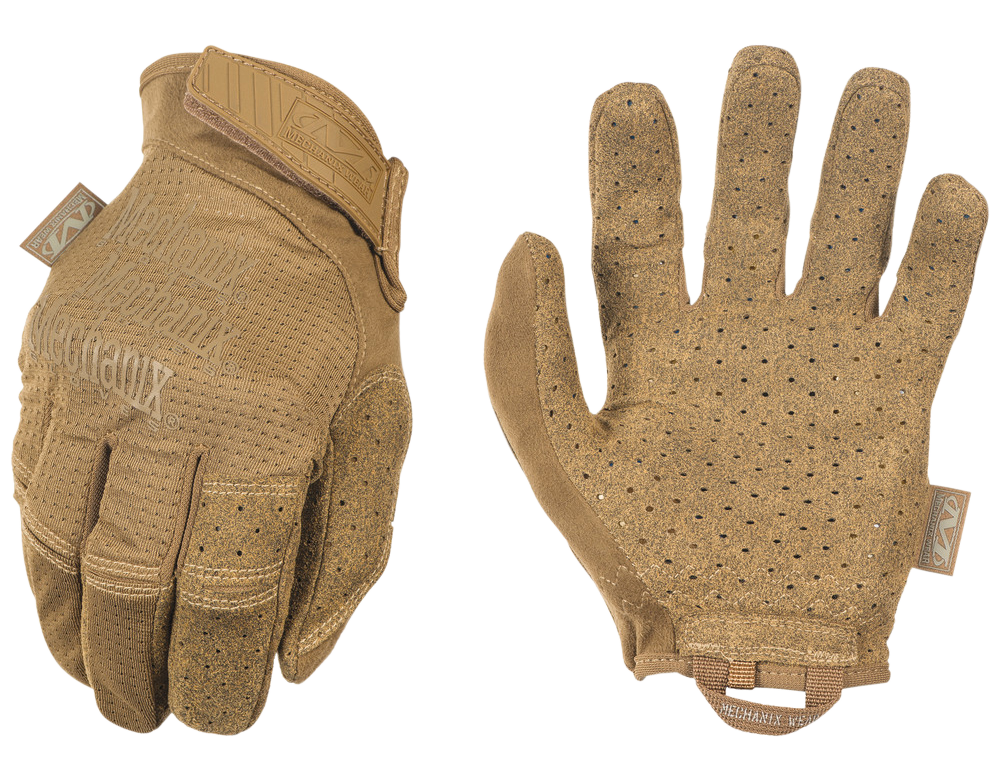 Mechanix Wear Specialty Vent Coyote Touchscreen Synthetic Leather Medium Gloves