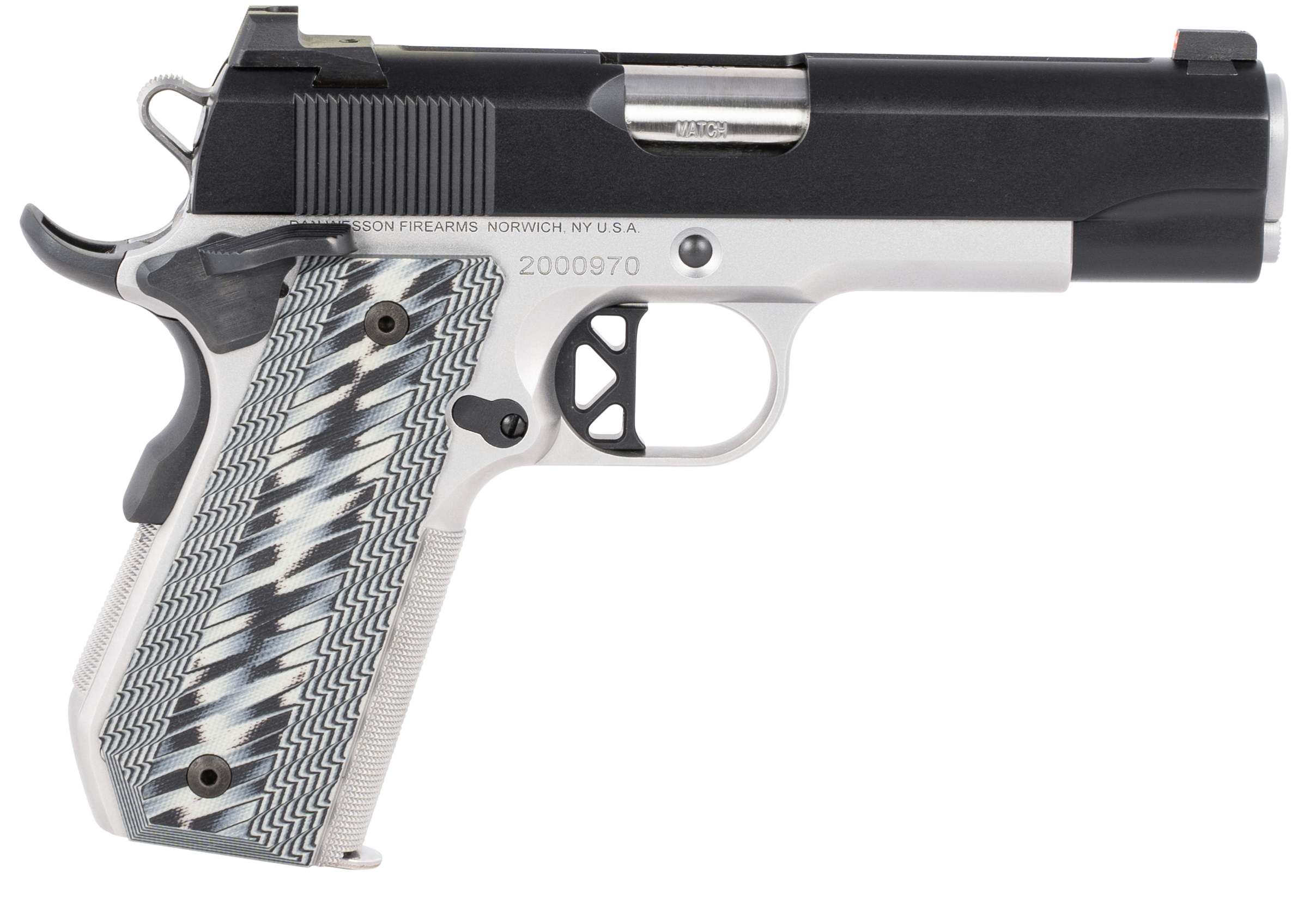 Dan Wesson V-Bob 45 ACP 4.25" 8+1 SAO Pistol - Two-Tone