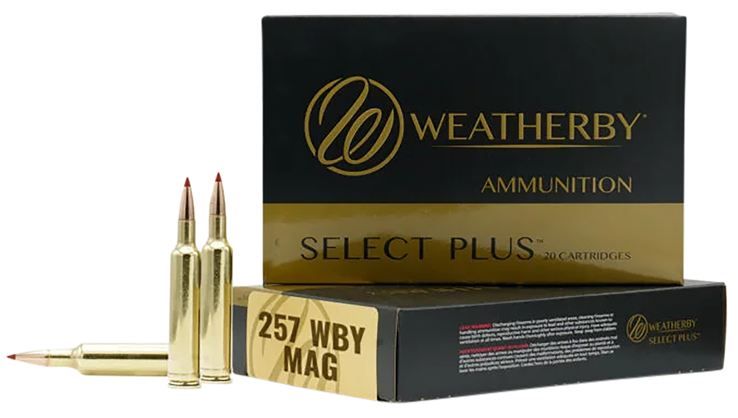 Weatherby Select Plus 257 WBY Mag 110gr Hornady ELD-X 20rd - Box or Case