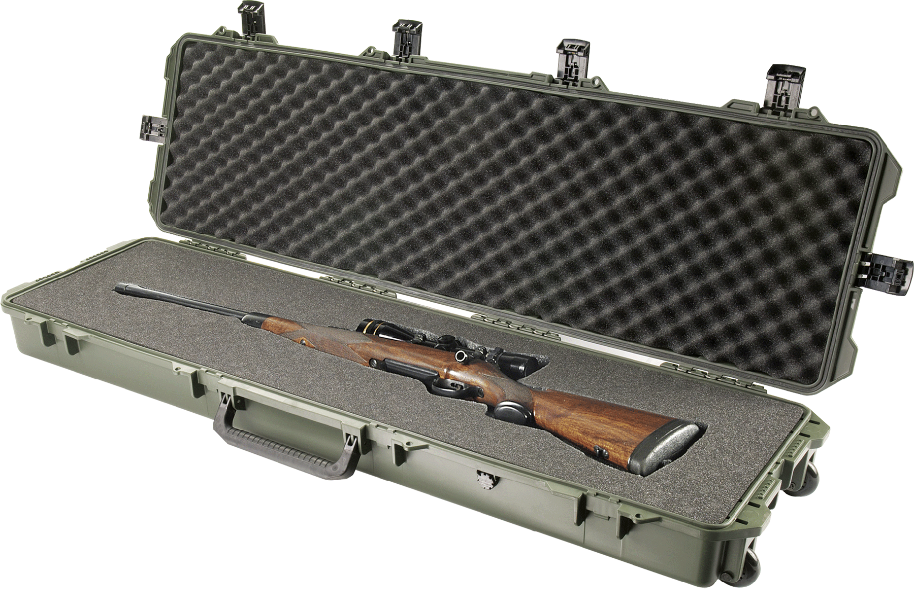 Pelican Storm IM3300 Long Gun Case 53" OD Green HPX Resin w/Wheels
