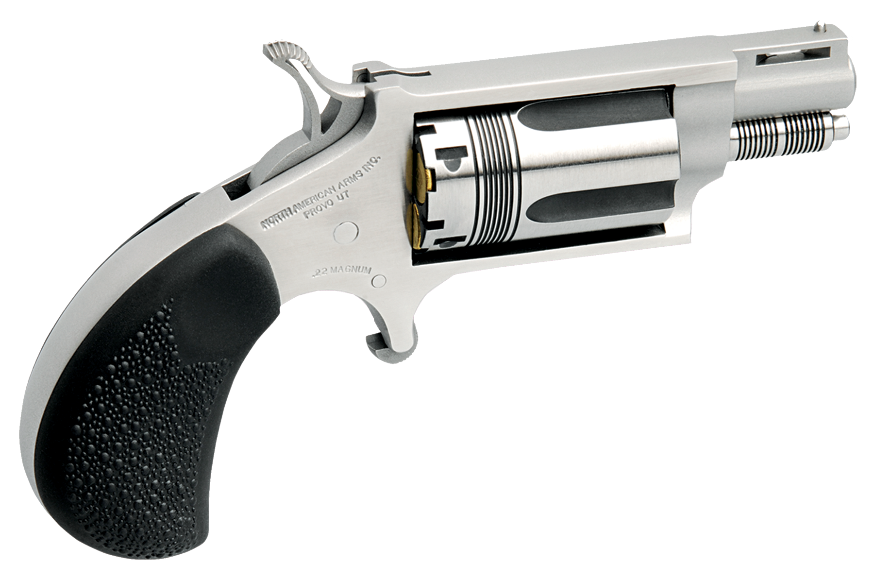 NAA Wasp 22 WMR 1.13" 5-Shot SAO Snub Nose Revolver