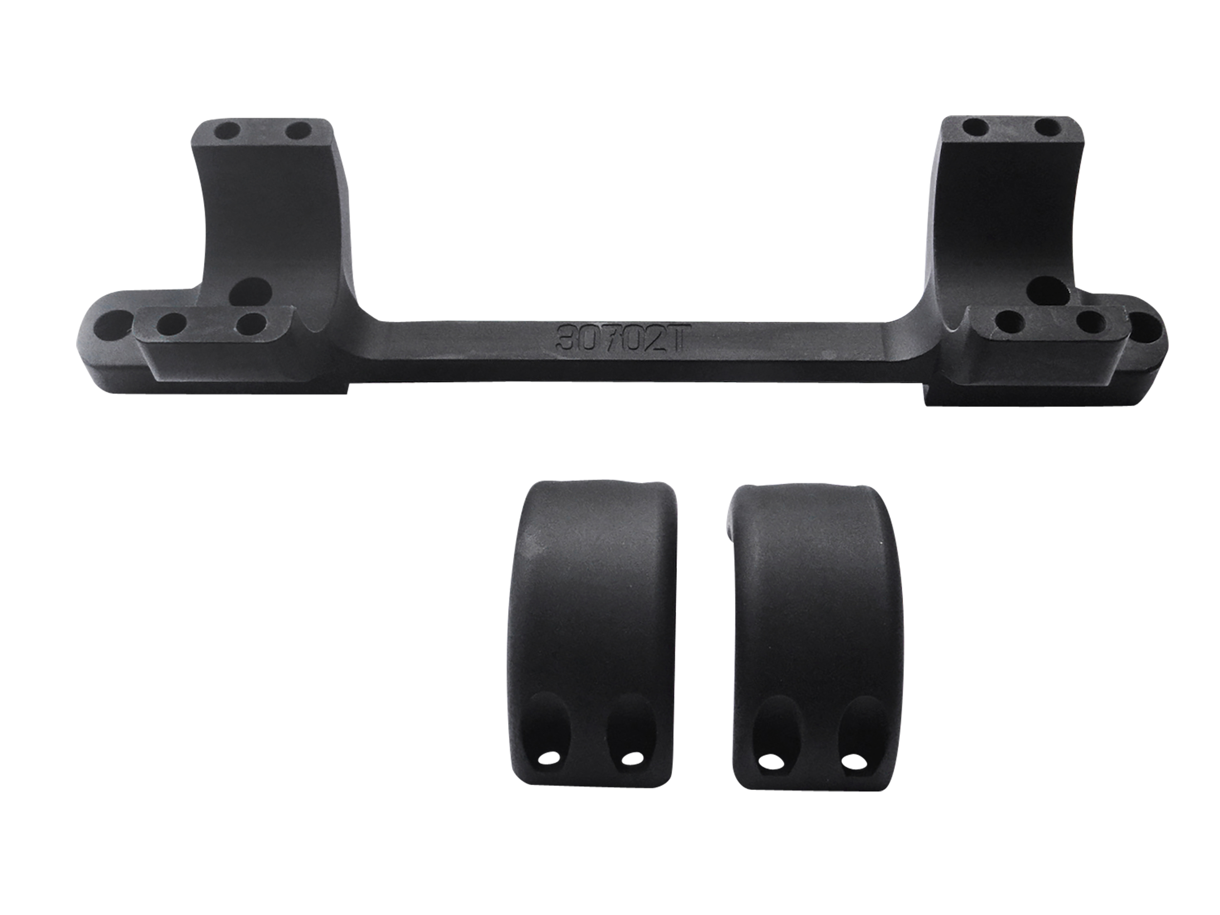 DNZ Game Reaper Remington 700 Long Action 30mm Medium 1-Piece 20 MOA Matte Black Scope Mount & Ring Combo