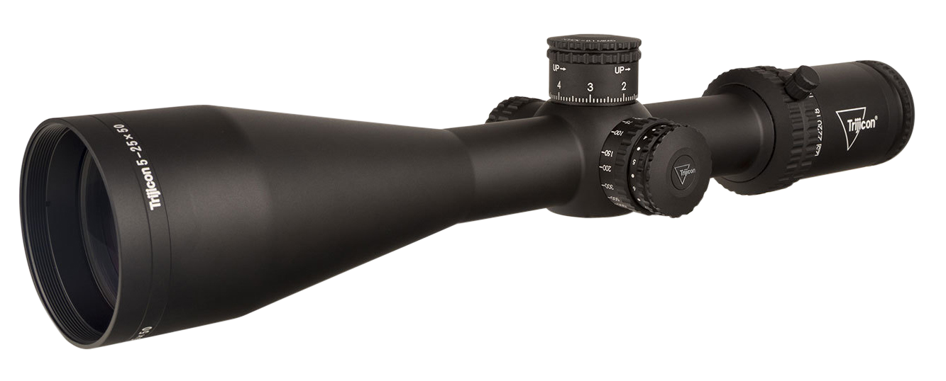 Trijicon Tenmile 5-25x50mm 30mm Tube SFP LED Illuminated Red MRAD Center Dot Riflescope