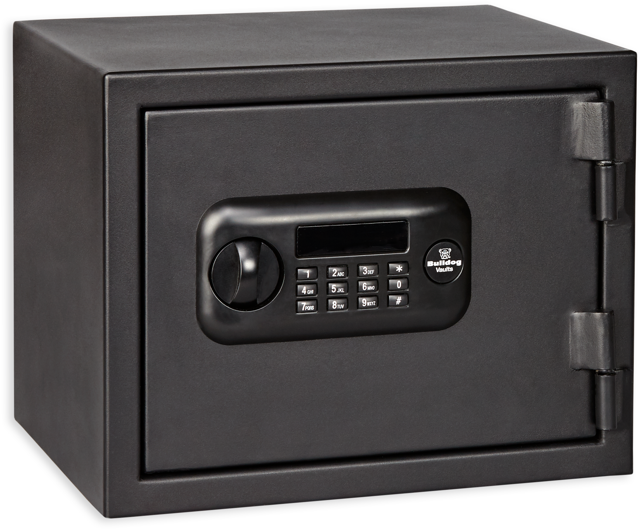 Bulldog BD1090F Digital Fire Safe Vault Electronic/Key 12" x 15" x 12" Black Steel