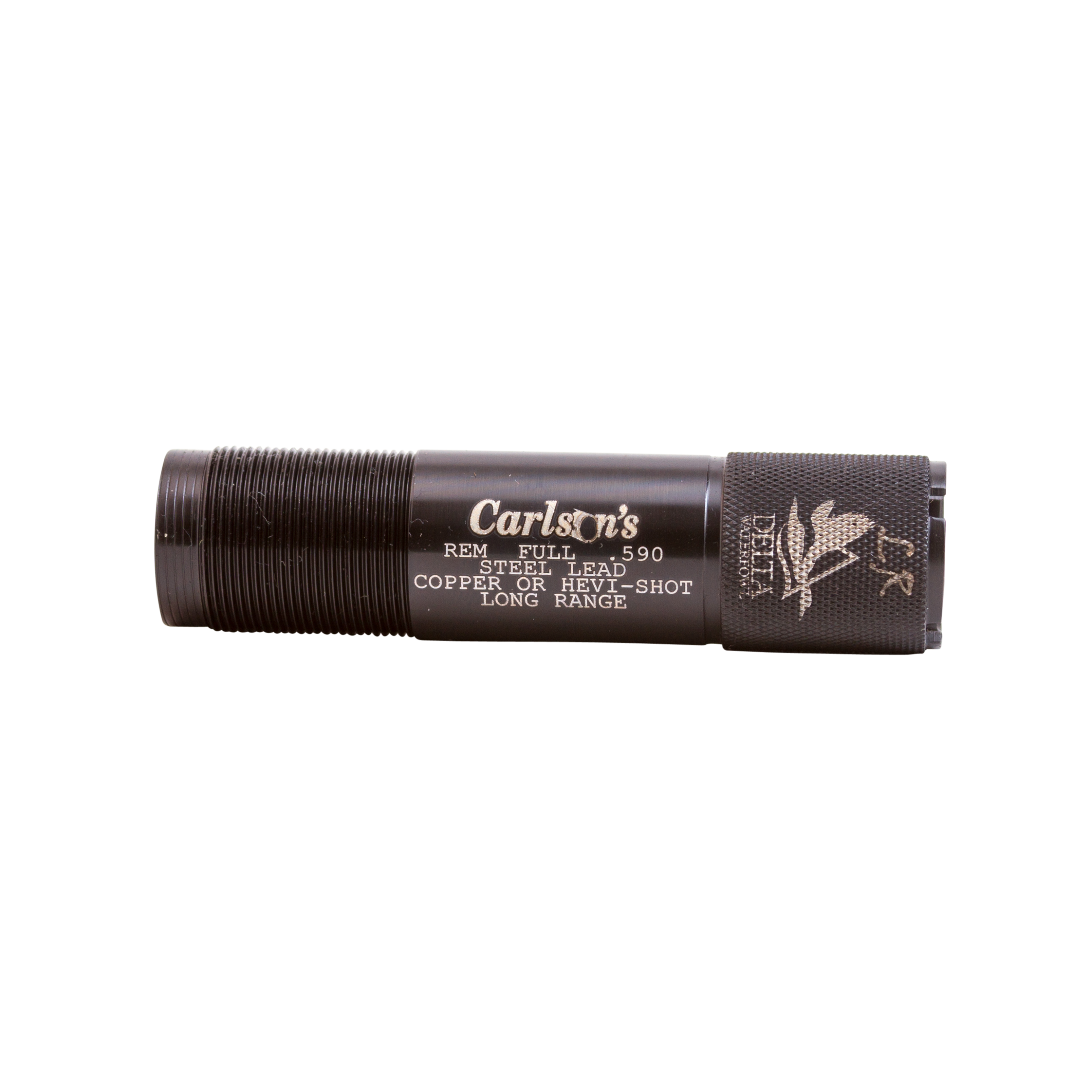 Carlsons Delta Waterfowl Extended Choke Tube 20 Gauge Rem Choke Long Range 17-4 Stainless Steel - Black