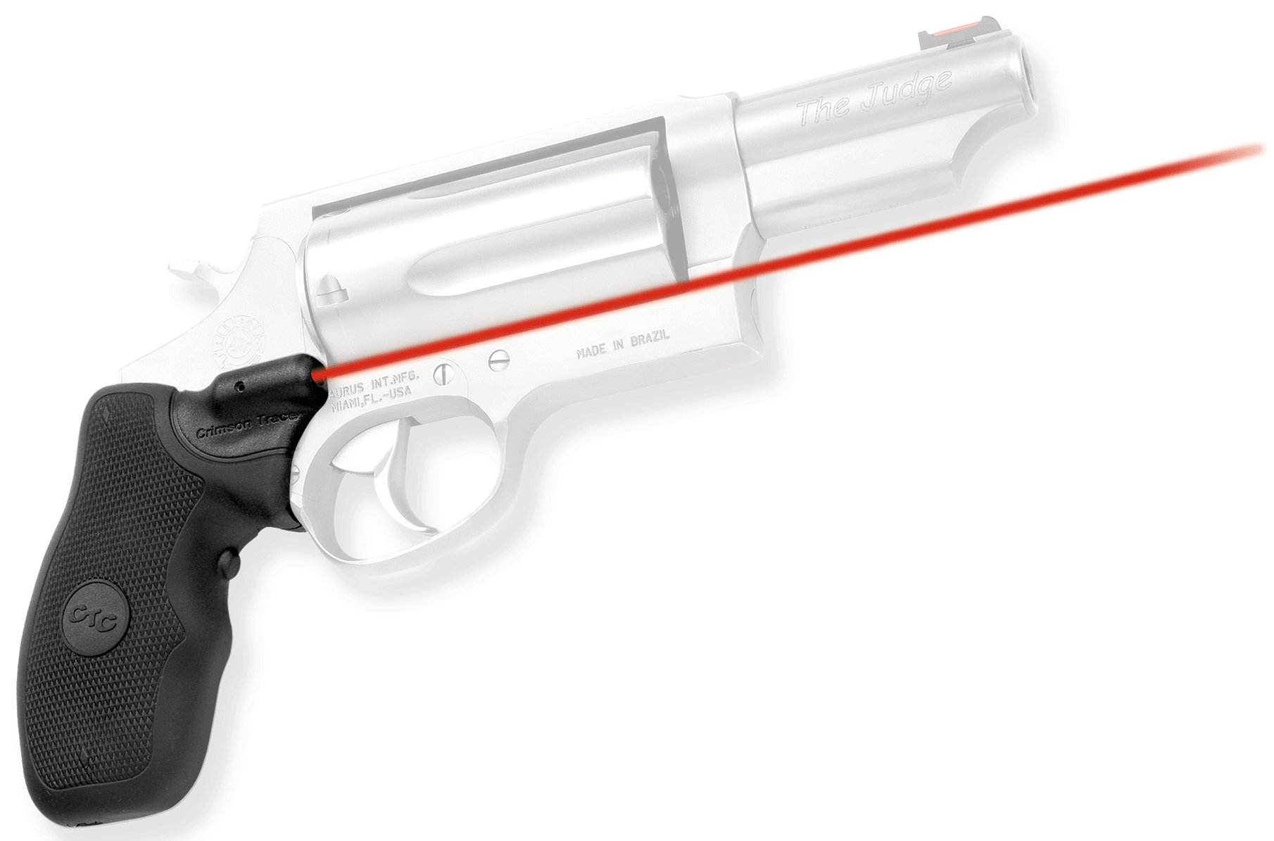 Crimson Trace LG-375 Lasergrips Fits Taurus Judge/Tracker Red Laser Black Polymer