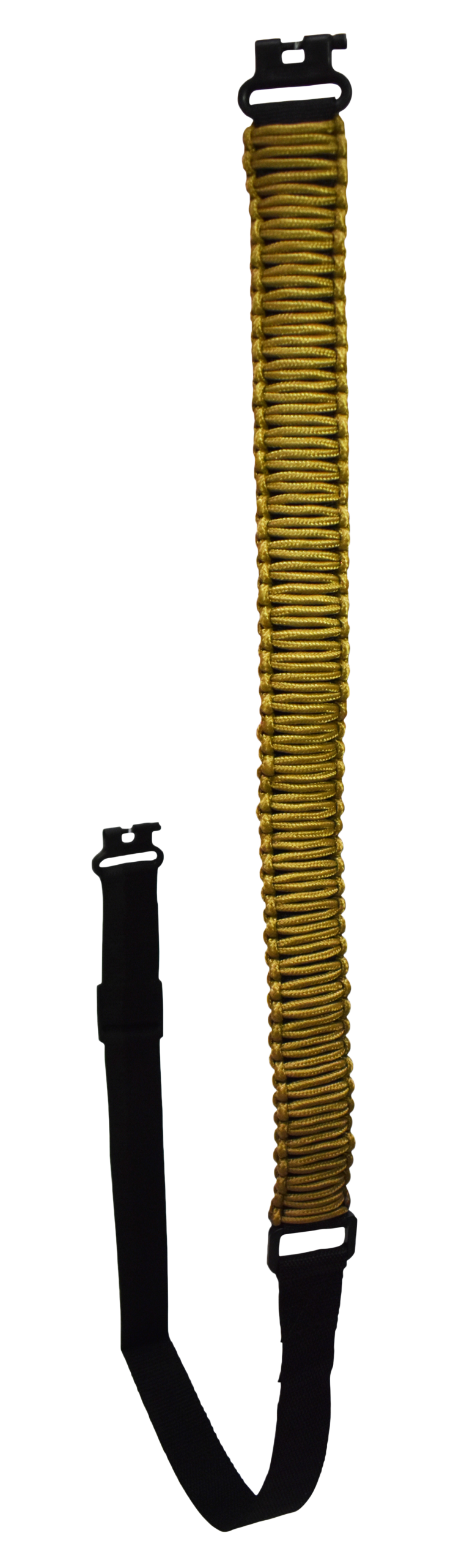 Outdoor Connection PXP-BCBDS Express Sling 1" x 46" Coyote Brown/Black Paracord Adjustable Rifle/Shotgun