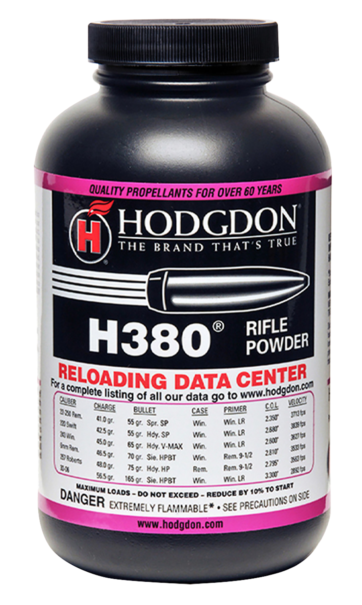 Hodgdon H380 Smokeless Rifle Powder 1 lb
