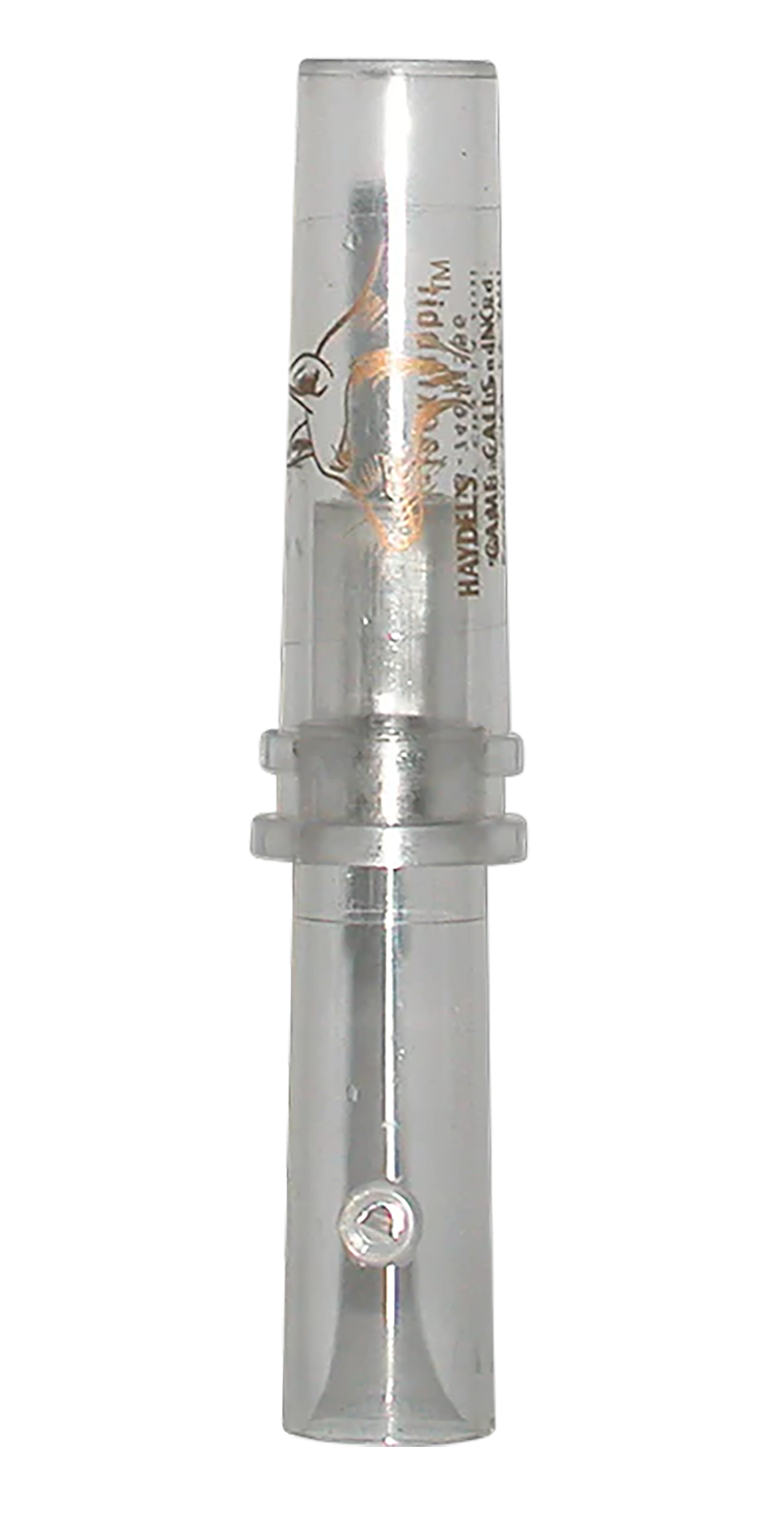 Haydels GHJ Government Hunter Baby Rabbit Predator Call Double Reed Clear Acrylic