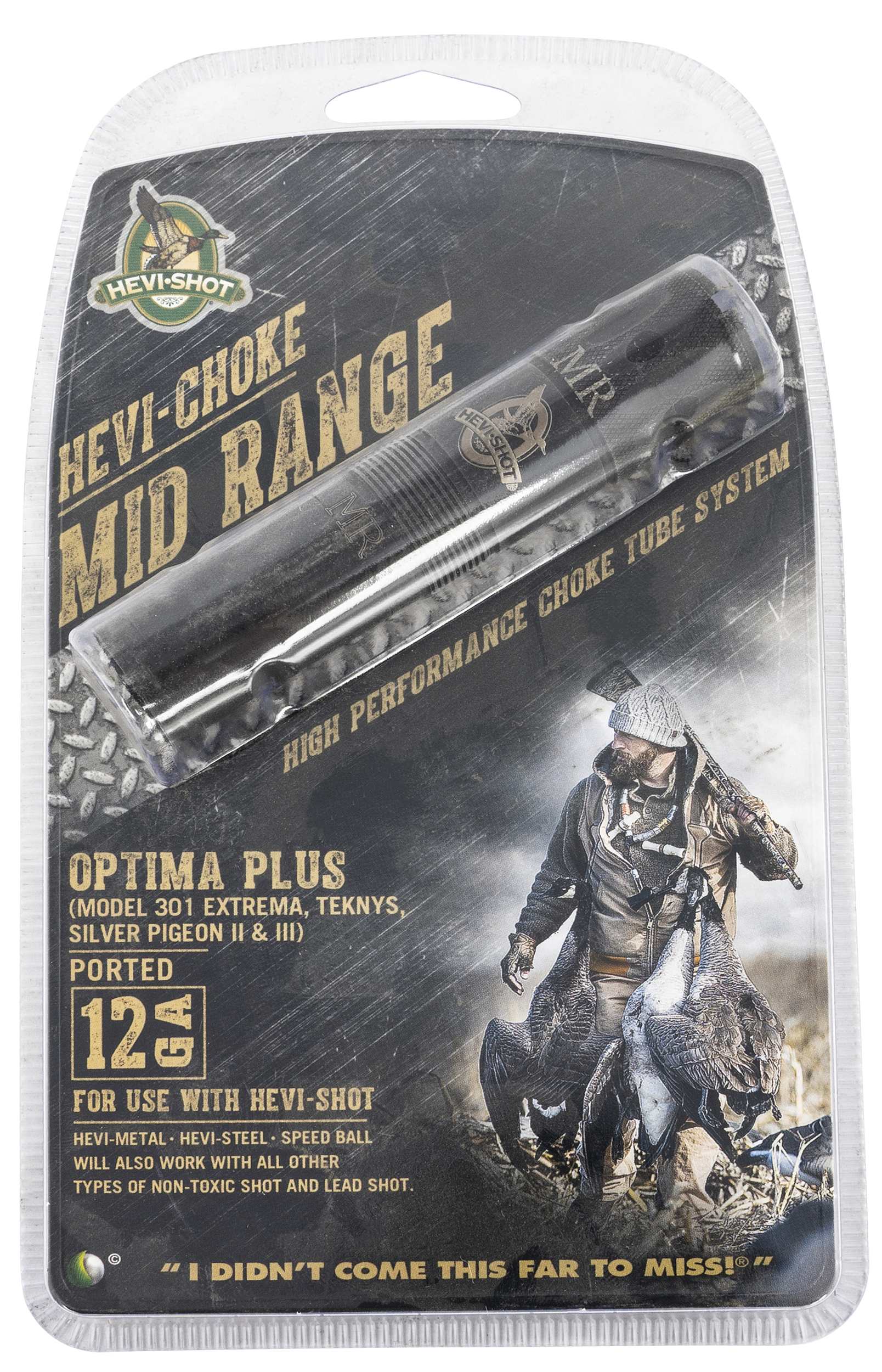 Hevishot Hevi-Choke Waterfowl Beretta Optima Plus 12 Gauge Mid-Range Ported Choke Tube