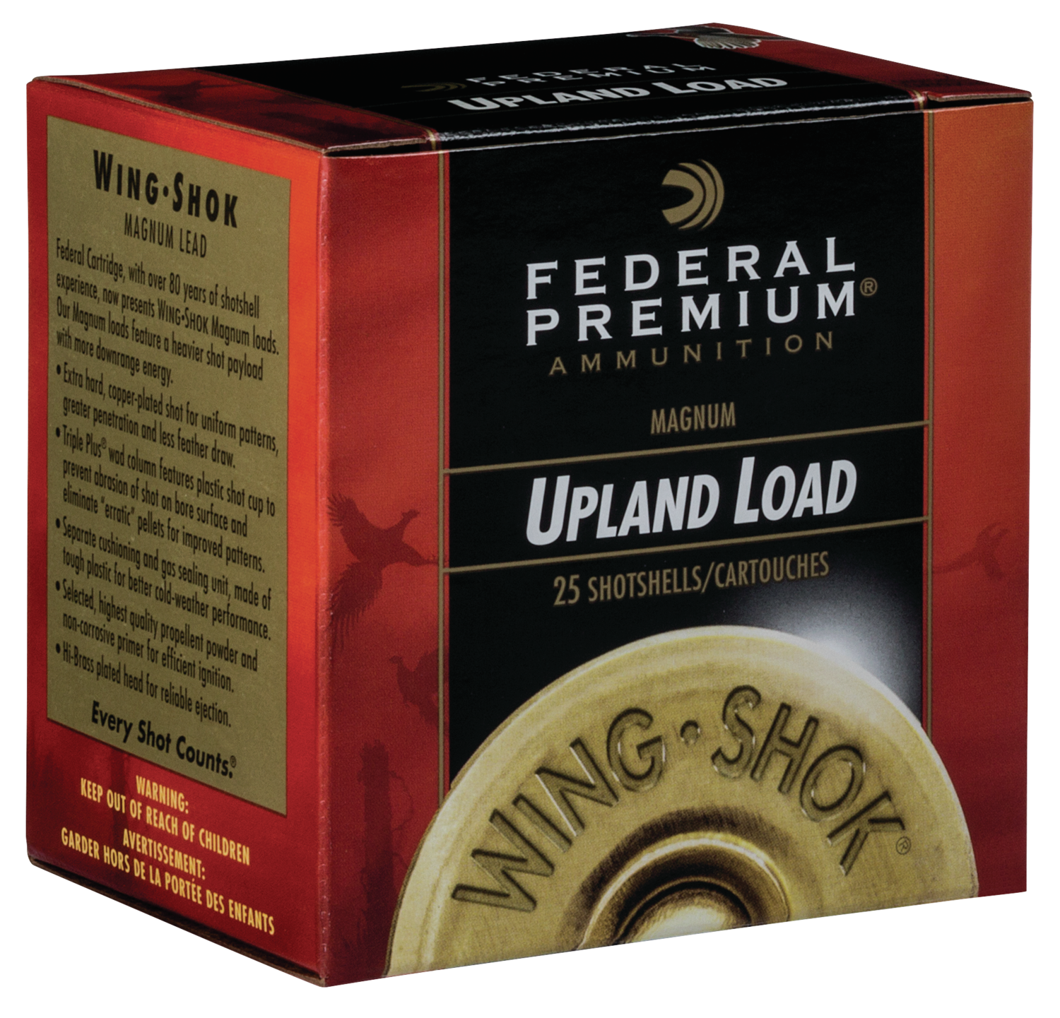 Federal Premium Wing-Shok Pheasant Forever High Velocity 16 Gauge 2.75" 1-1/8oz 4 Shot - Box or Case