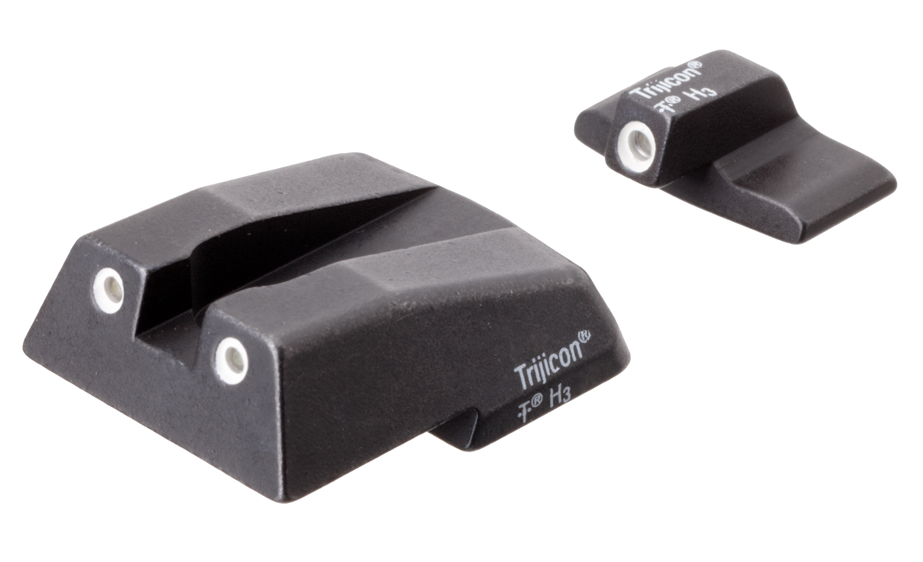 Trijicon 600282 Bright & Tough Night Sights - 3-Dot Tritium Green/White Outline - H&K .45C/P30/VP9