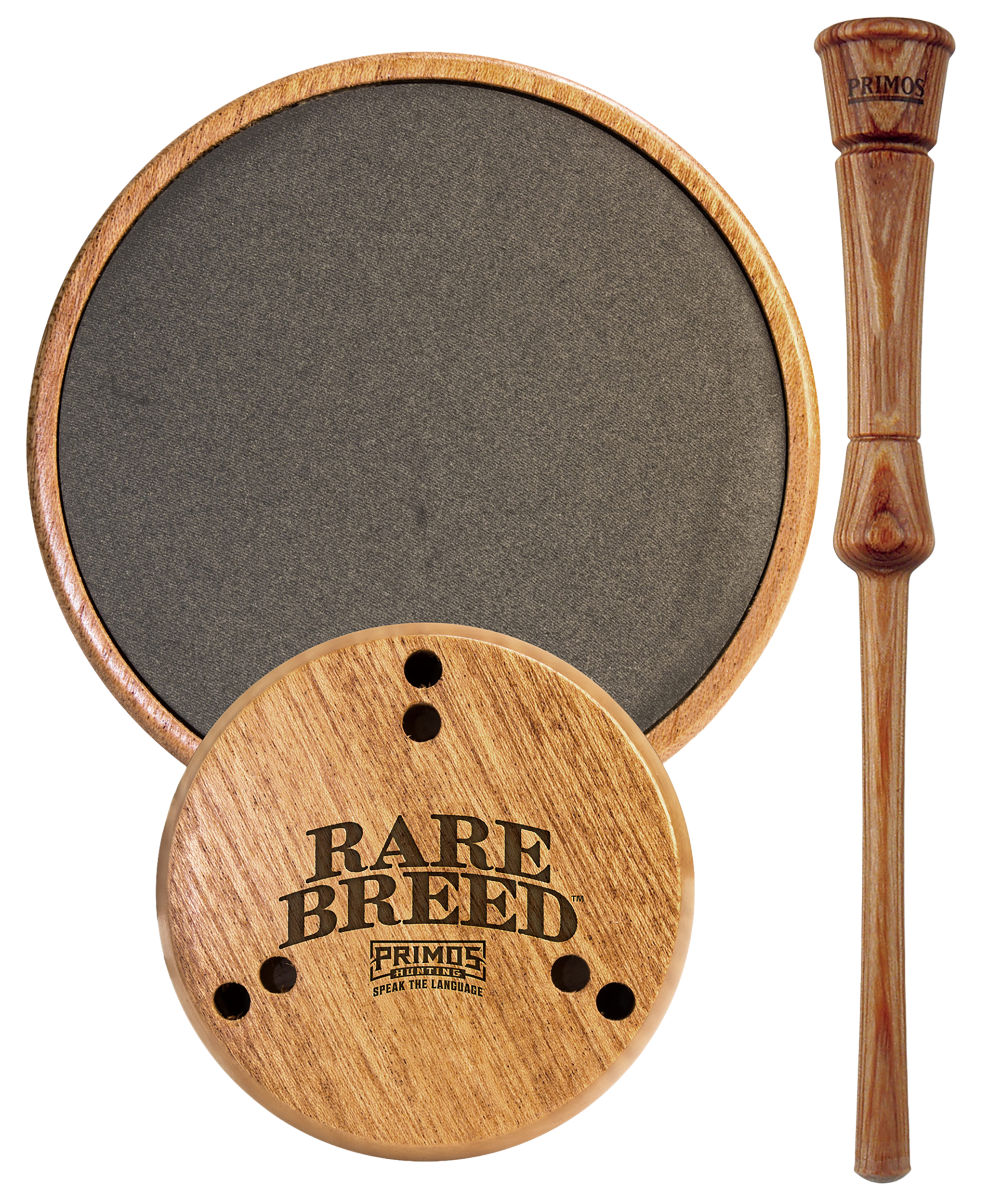 Primos Rare Breed Slate Friction Pot Call Natural Wood Cup