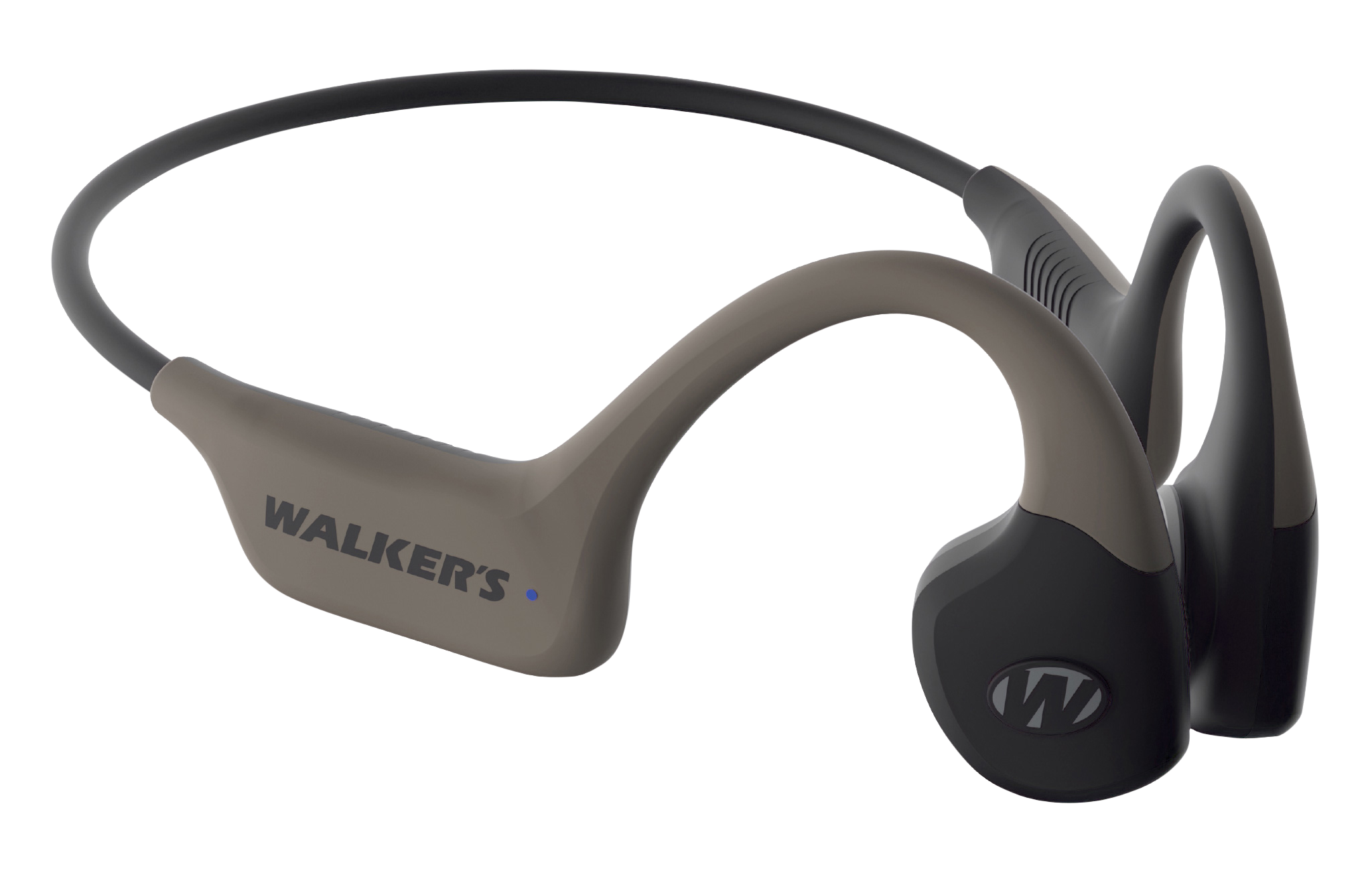 Walkers Game Ear Raptor Bone Conduction Behind the Head Hearing Enhancer Black