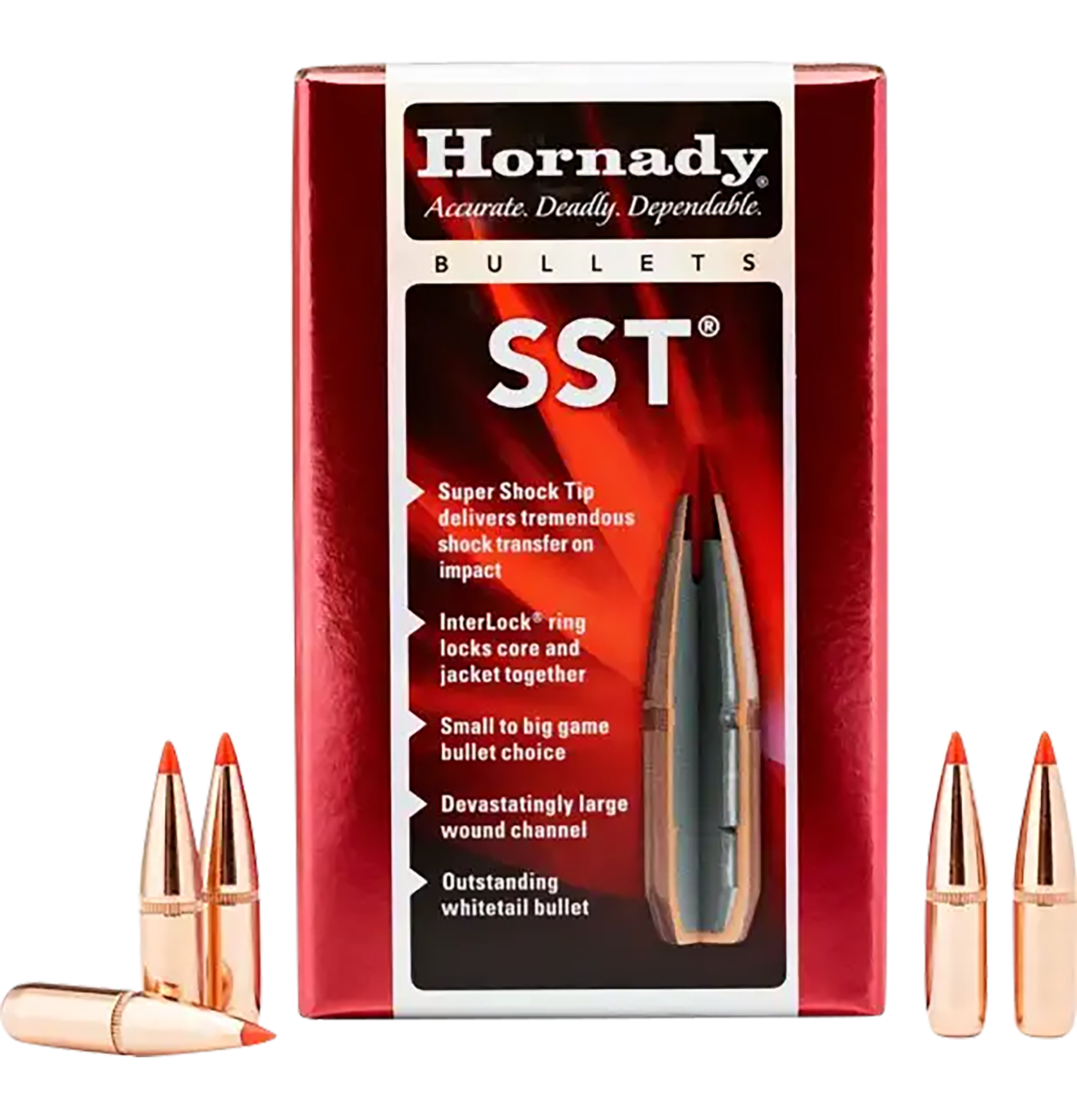 Hornady SST 6.5mm .264 129gr Super Shock Tip - 100/Box