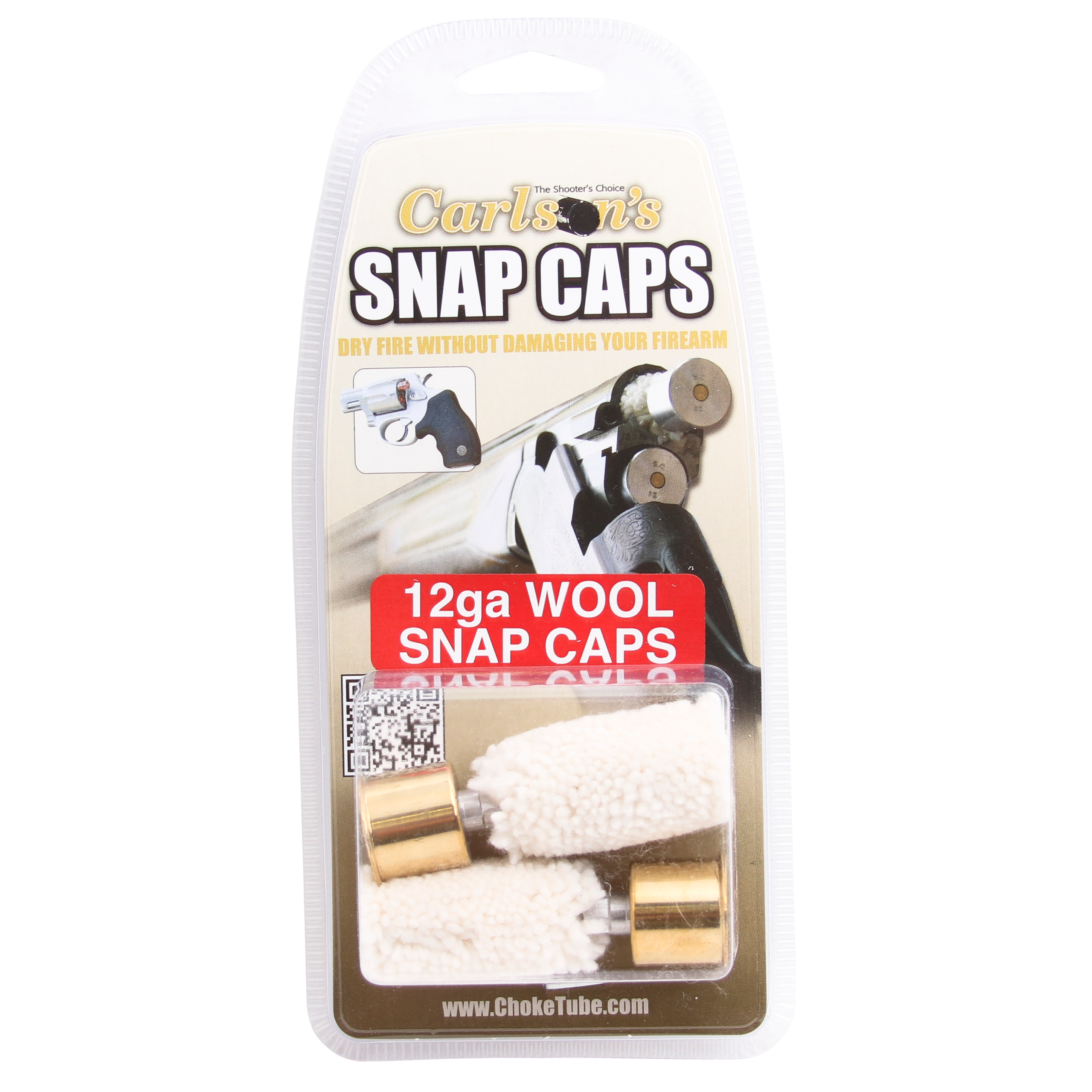 Carlsons Snap Cap 12 Gauge 2-Pack Wool/Brass Dummy Rounds