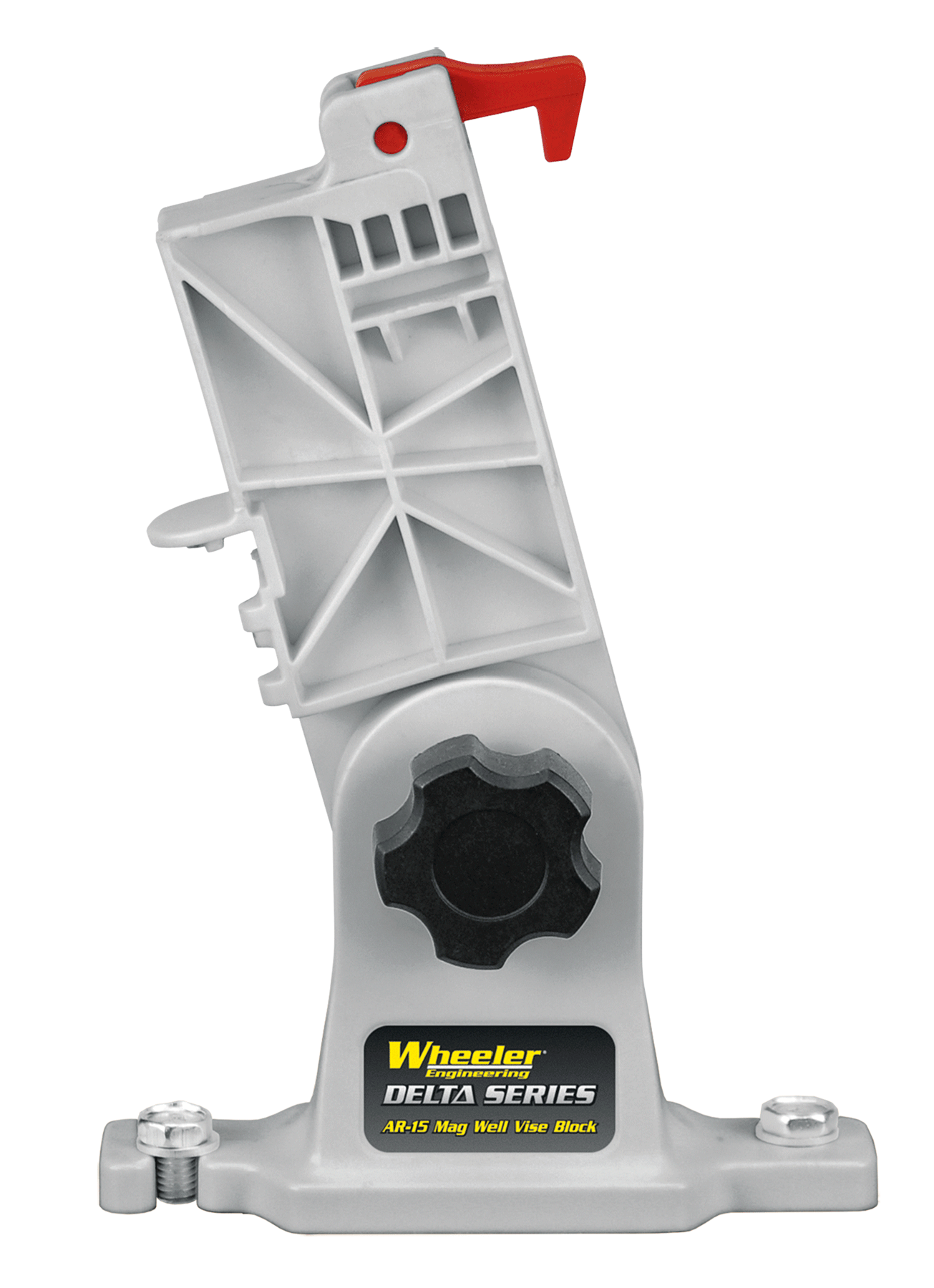 Wheeler AR-15 Delta Series Mag Well Vise Block Gray Polymer