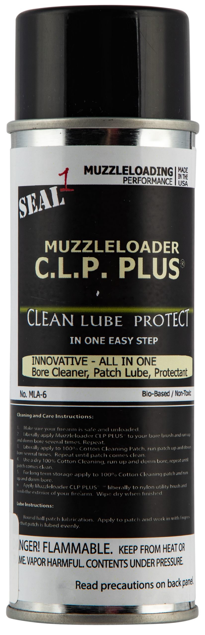 Seal 1 CLP Plus Muzzleloader 6 oz Aerosol - Black Powder Cleaner/Lubricant/Protectant