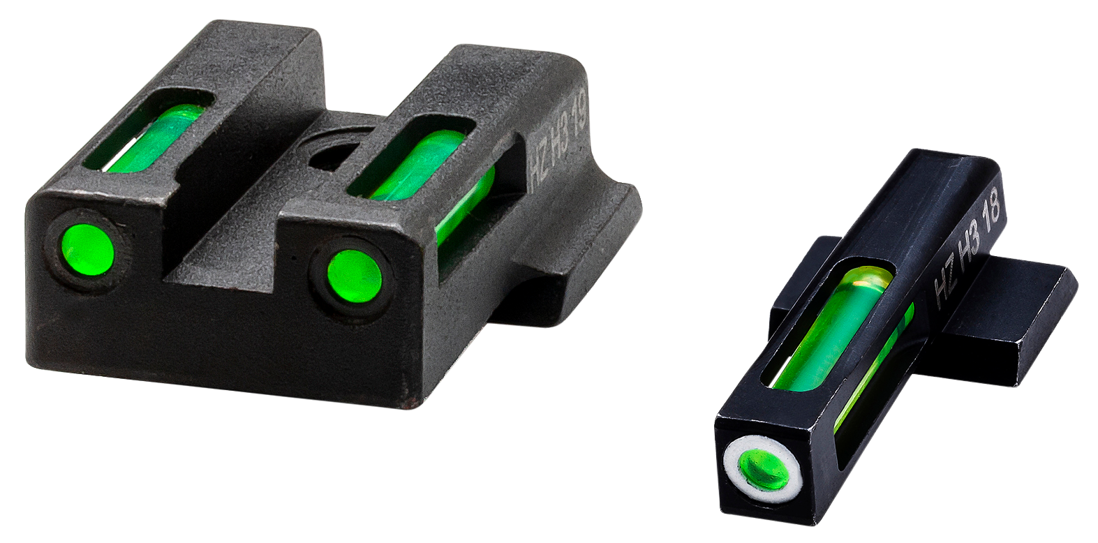 Hiviz LiteWave H3 Sight Set S&W M&P 9EZ Tritium/Fiber Optic