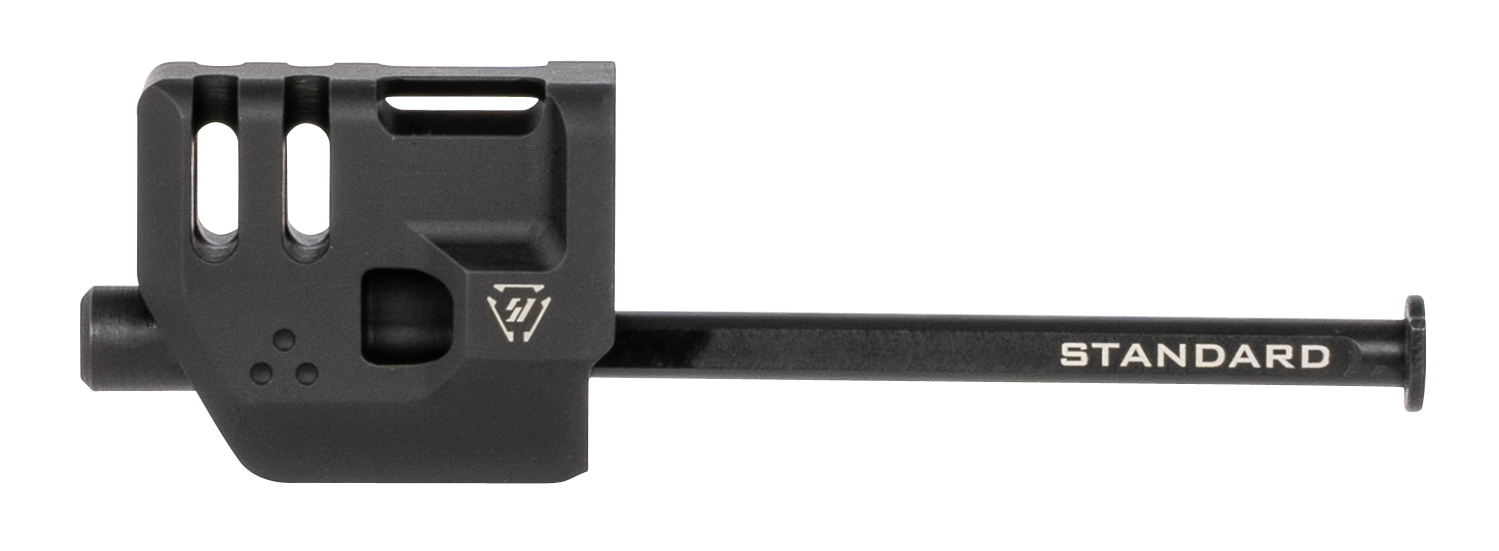 Strike Industries Mass Driver Compensator 9mm Luger 1.41" Black Aluminum for Glock 17 Gen4
