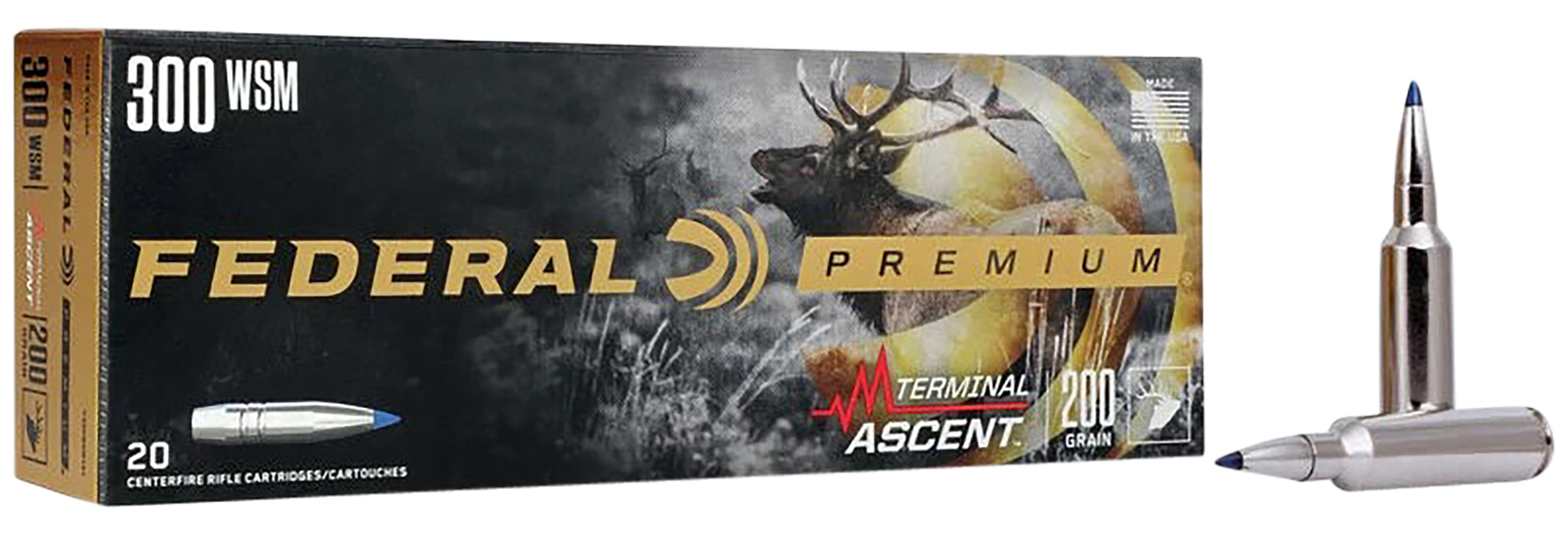 Federal Premium Terminal Ascent 300 WSM 200gr 20rd - Box or Case