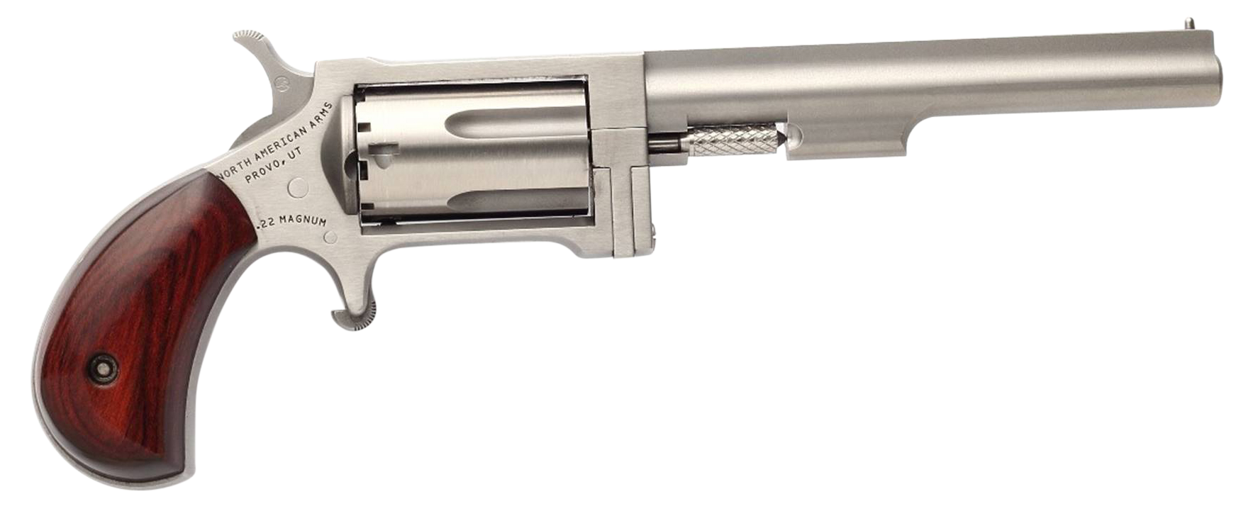 NAA SW4 Sidewinder 22 WMR 4" 5-Shot SAO Mini-Revolver - CA Compliant