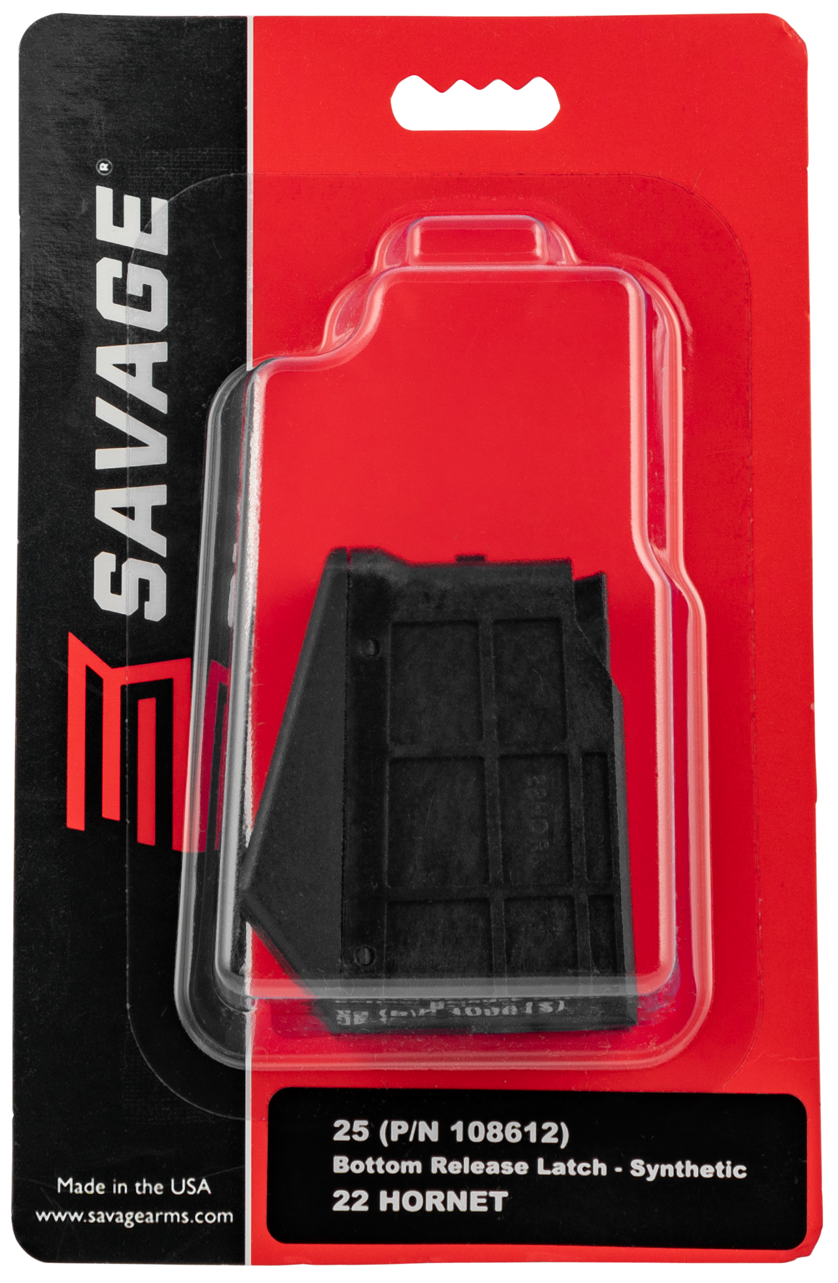 Savage 55222 Model 25 .22 Hornet 4-Rd Polymer Magazine