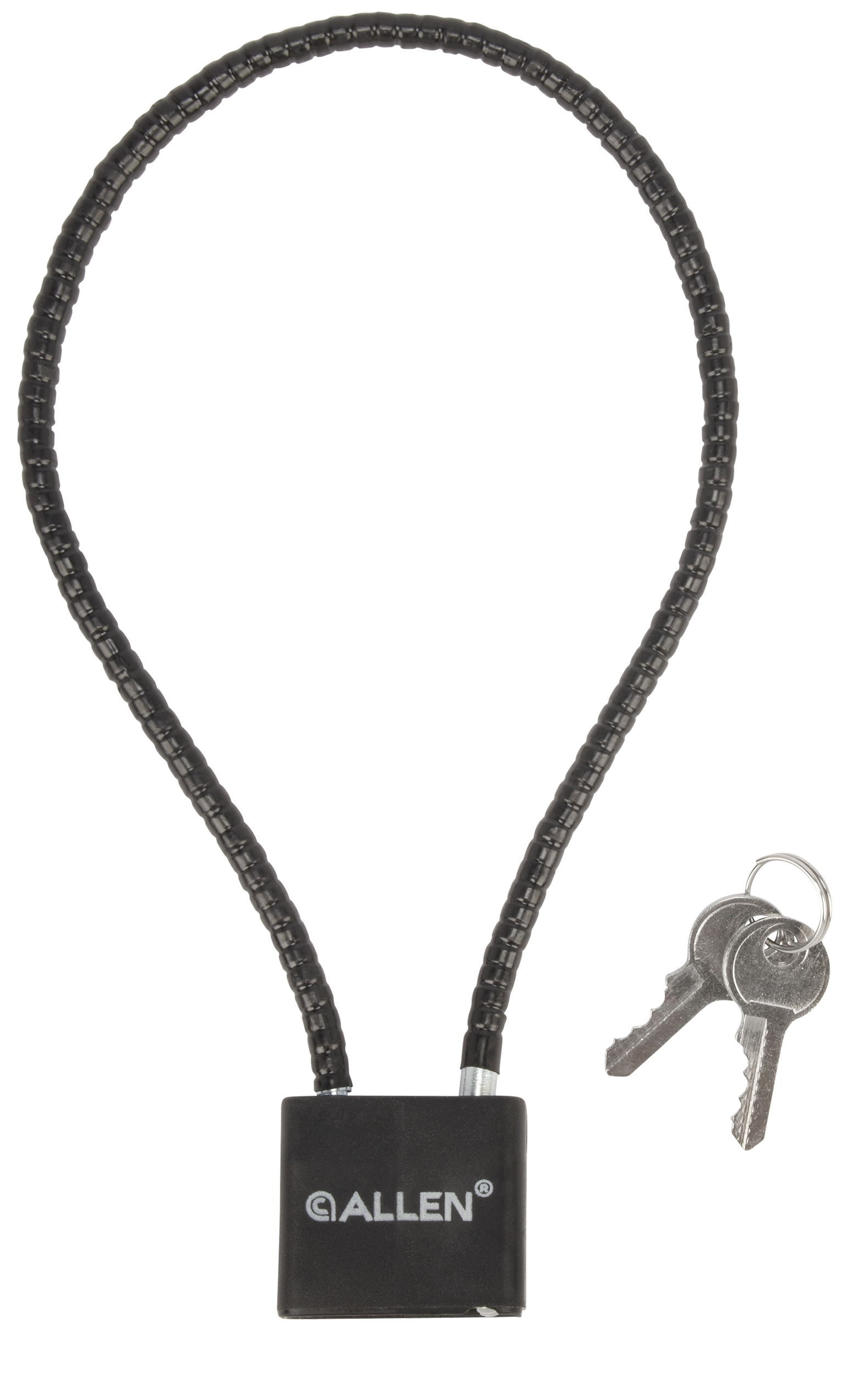 Allen 15414 Cable Gun Lock 15" Black Stainless Steel - Handgun/Rifle/Shotgun