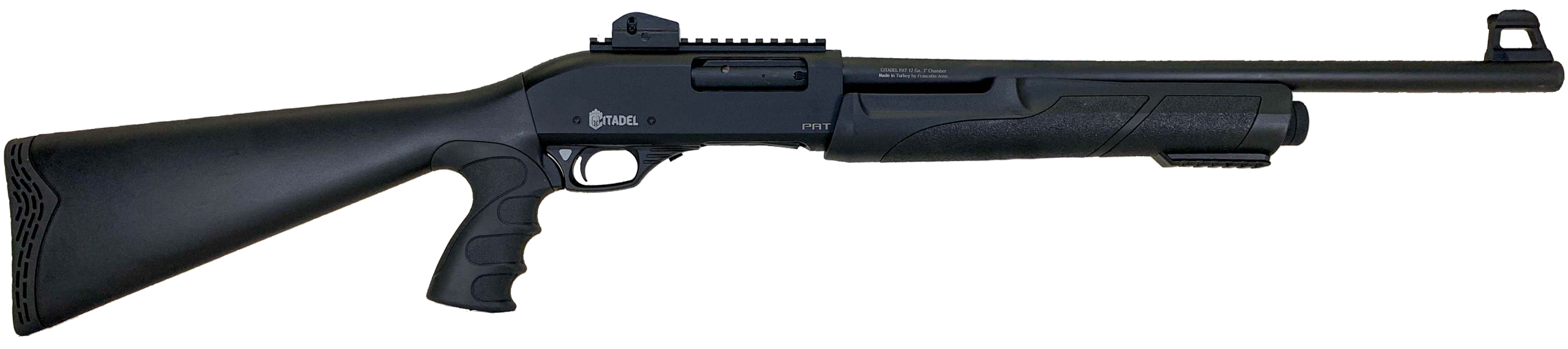 Citadel CDA-12 Force 12 Gauge 20" 3+1 3" Pump-Action Shotgun - Pistol Grip Stock