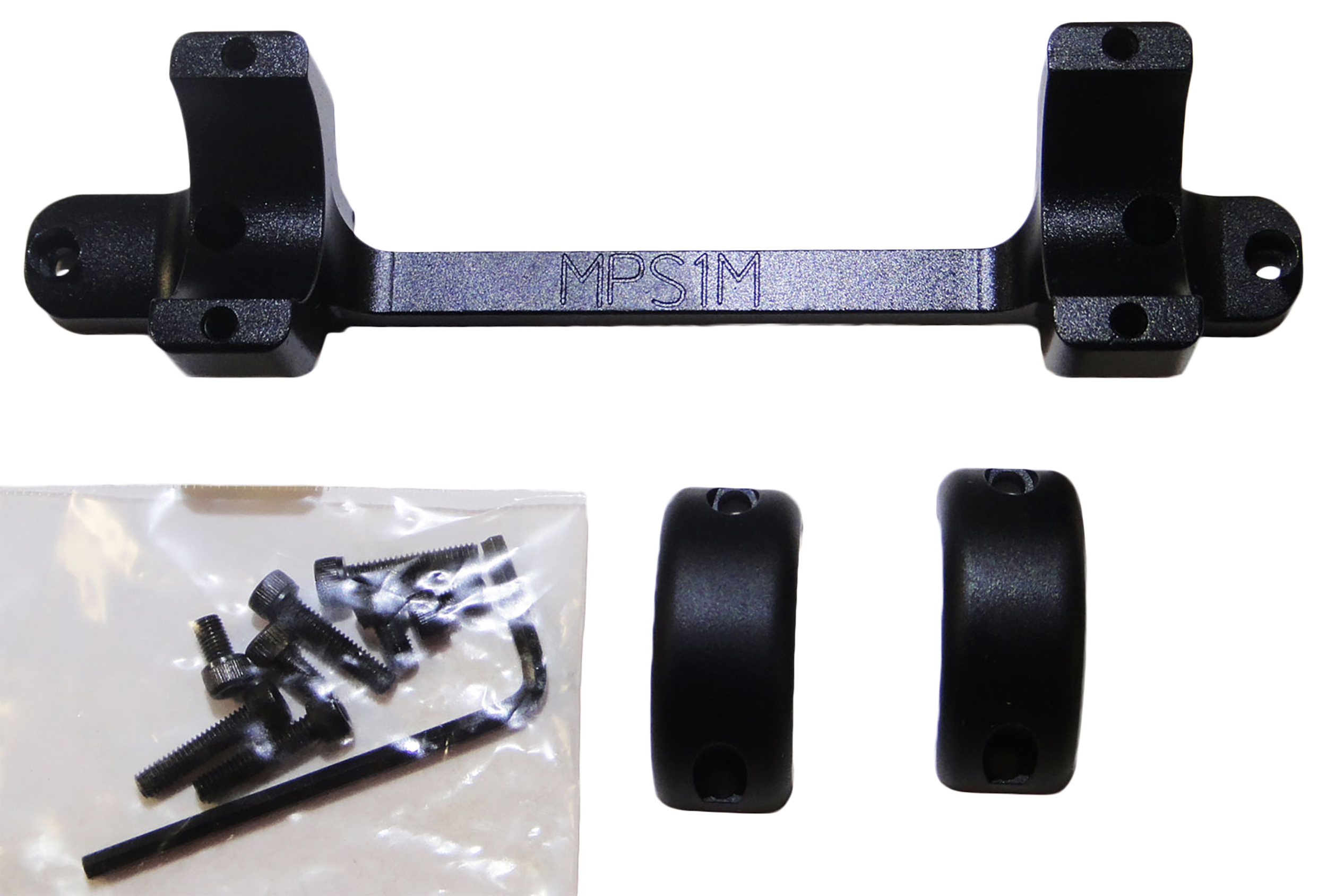 DNZ Game Reaper-Mossberg 1-Piece Scope Mount & Ring Combo 1" Medium Matte Black - Mossberg Patriot