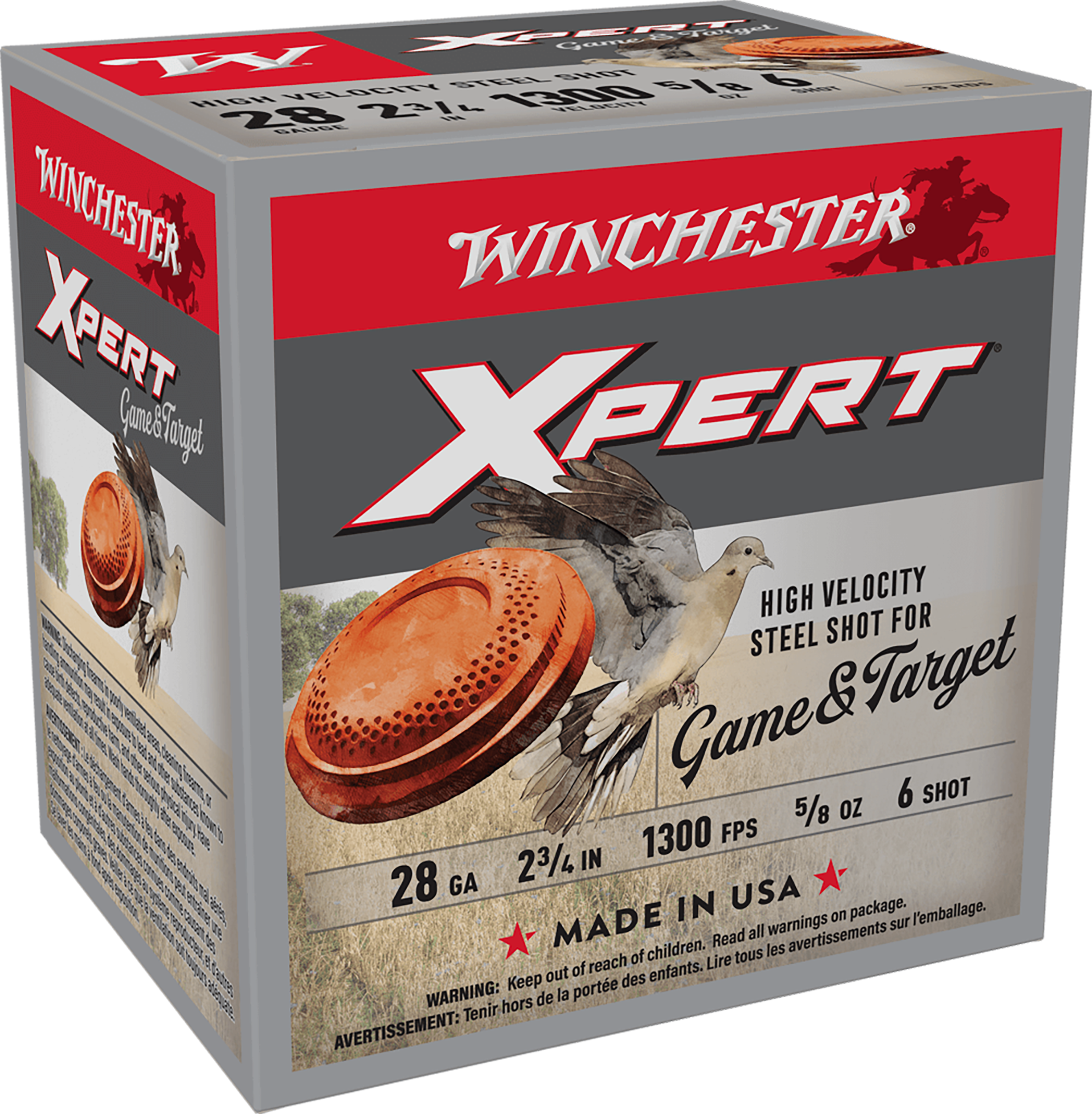 Winchester Ammo Super-X Xpert High Velocity 28 Gauge 2.75" 5/8 oz #6 Shot - Box or Case
