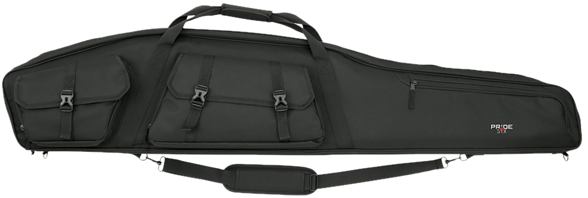 Tac Six Velocity 55" Rifle Case Black Endura 600D Polyester Lockable